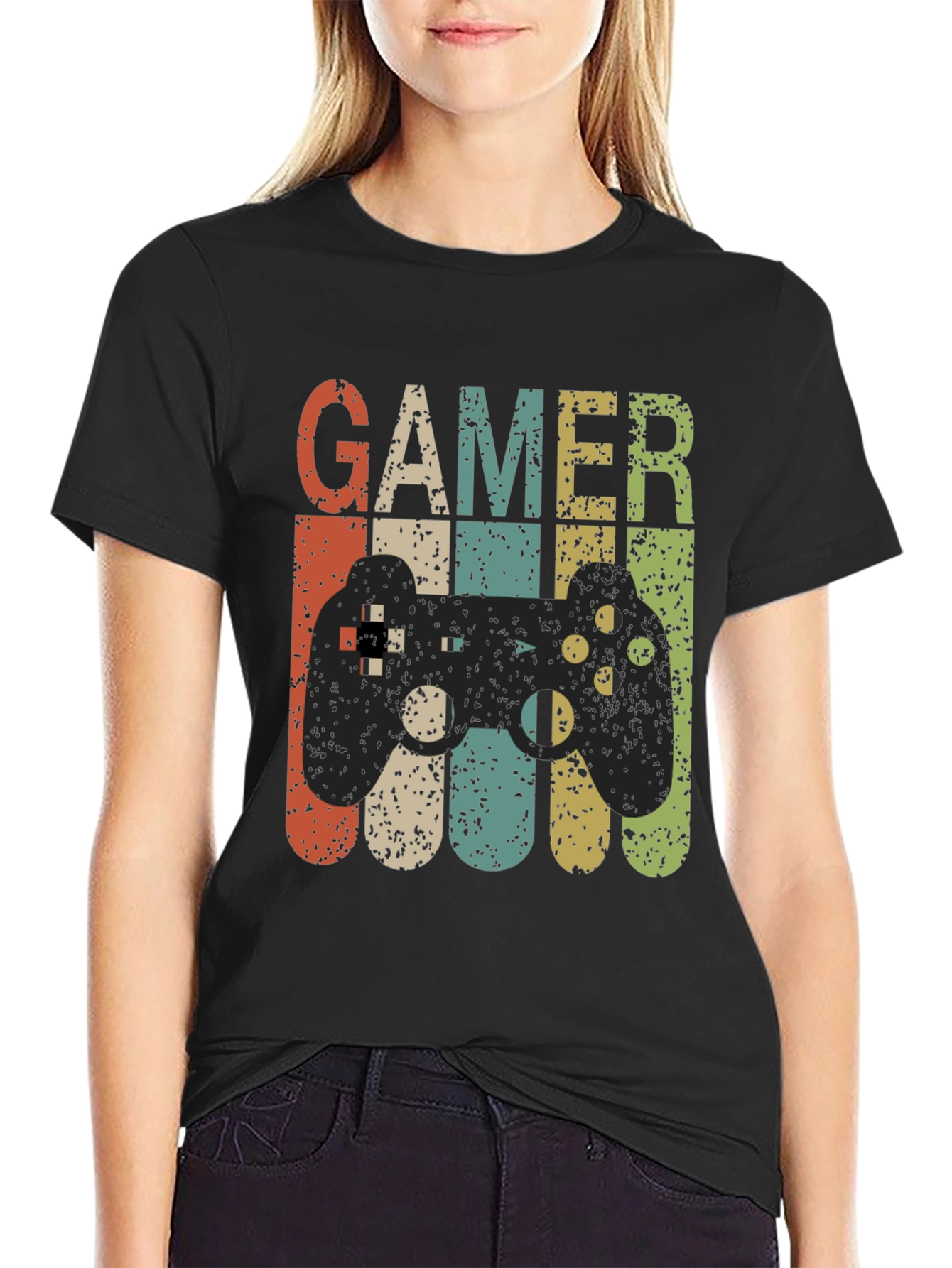 Gamer T-Shirt - Retro Console Design