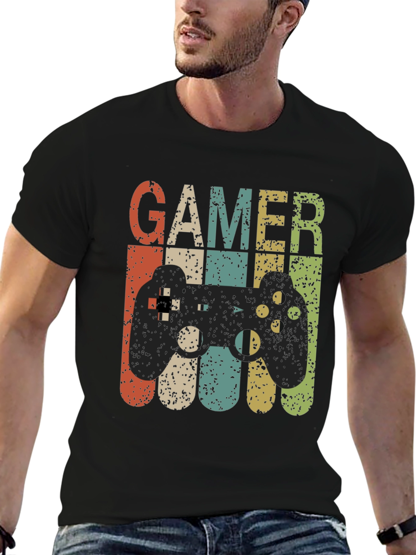 Gamer T-Shirt - Retro Console Design