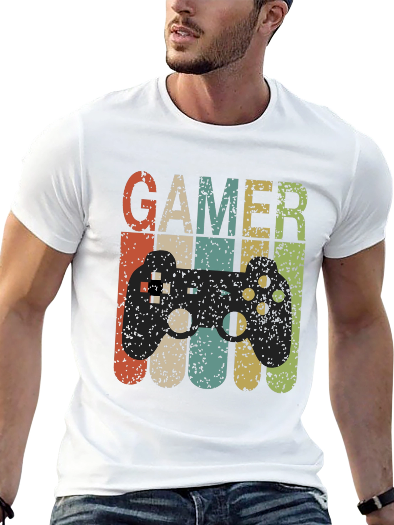 Gamer T-Shirt - Retro Console Design