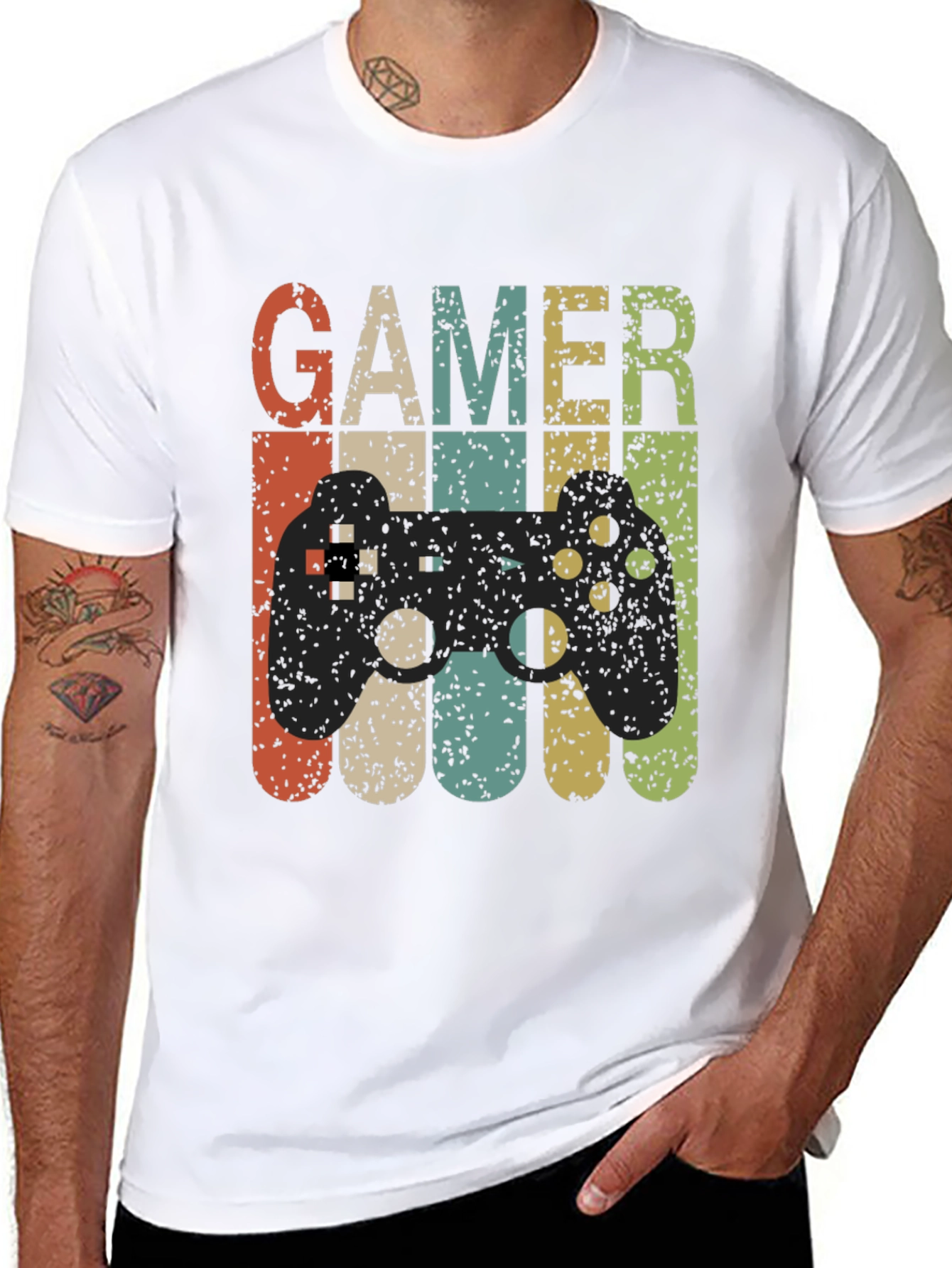 Gamer T-Shirt - Retro Console Design