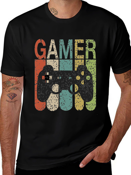 Gamer T-Shirt - Retro Console Design