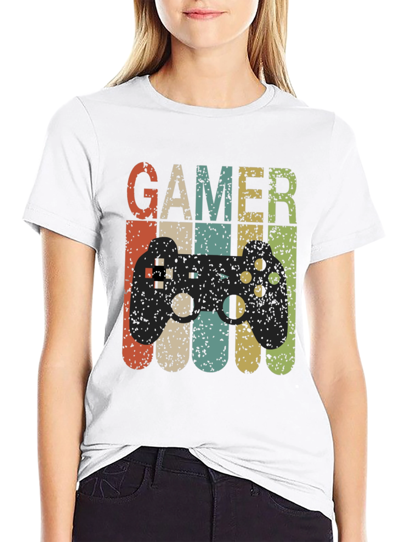 Gamer T-Shirt - Retro Console Design