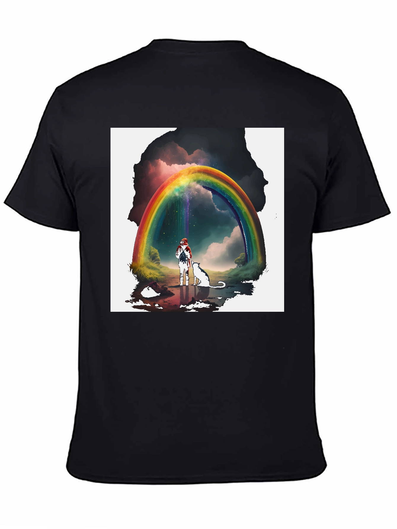 Rainbow Bridge T-Shirt - Whimsical Graphic Tee