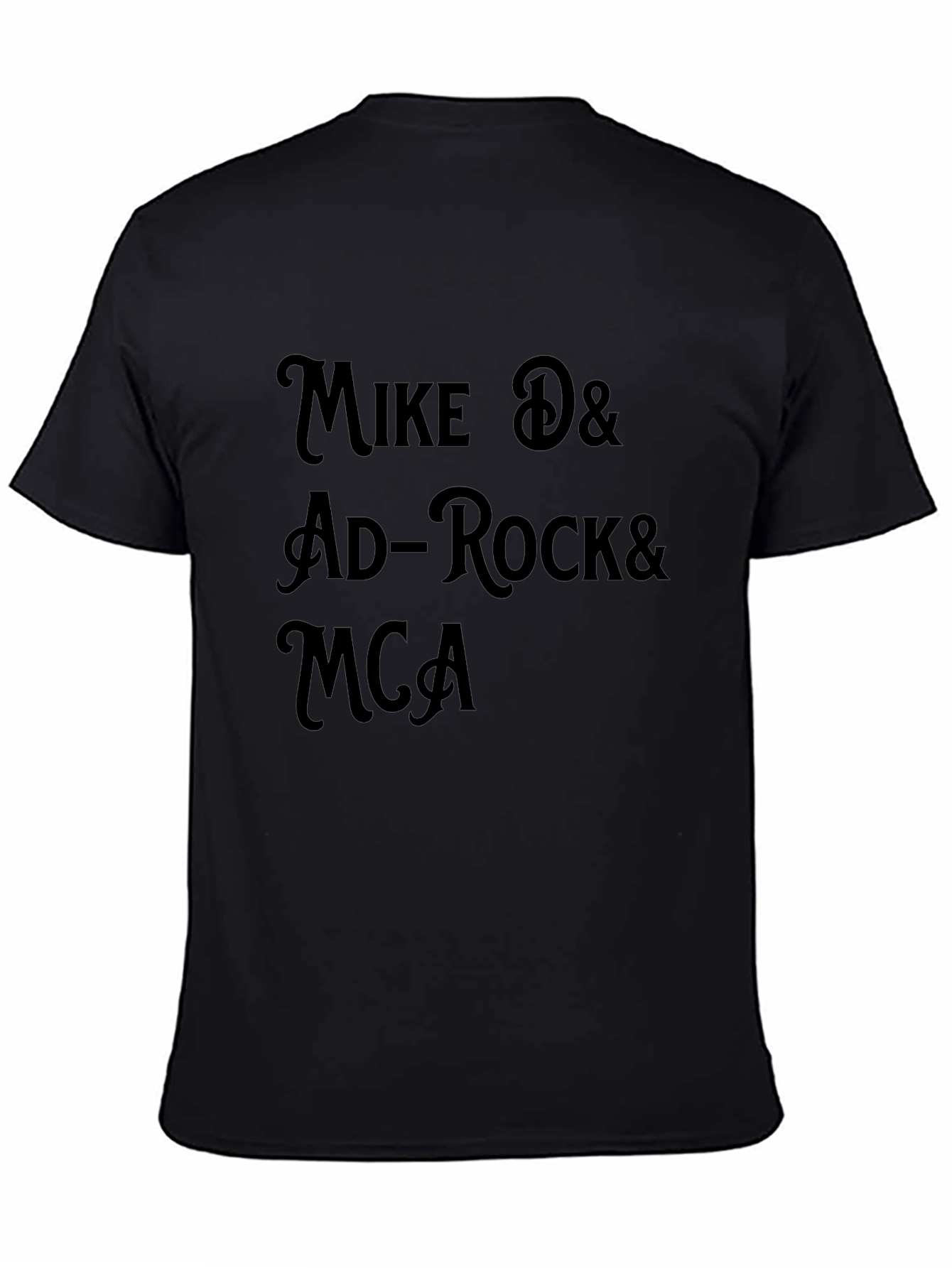 Mike D & Ad-Rock & MCA Black T-Shirt