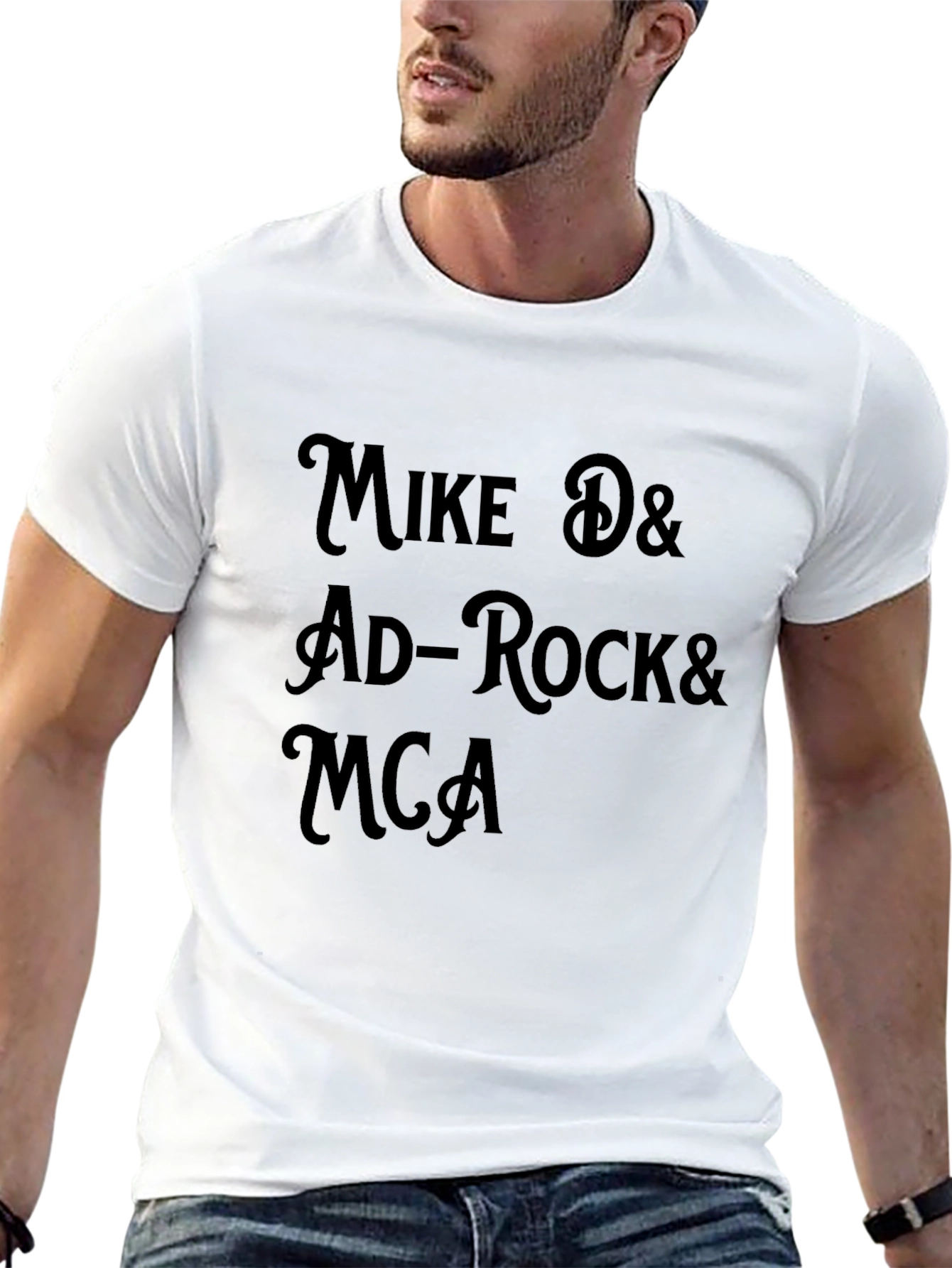 Mike D & Ad-Rock & MCA Black T-Shirt