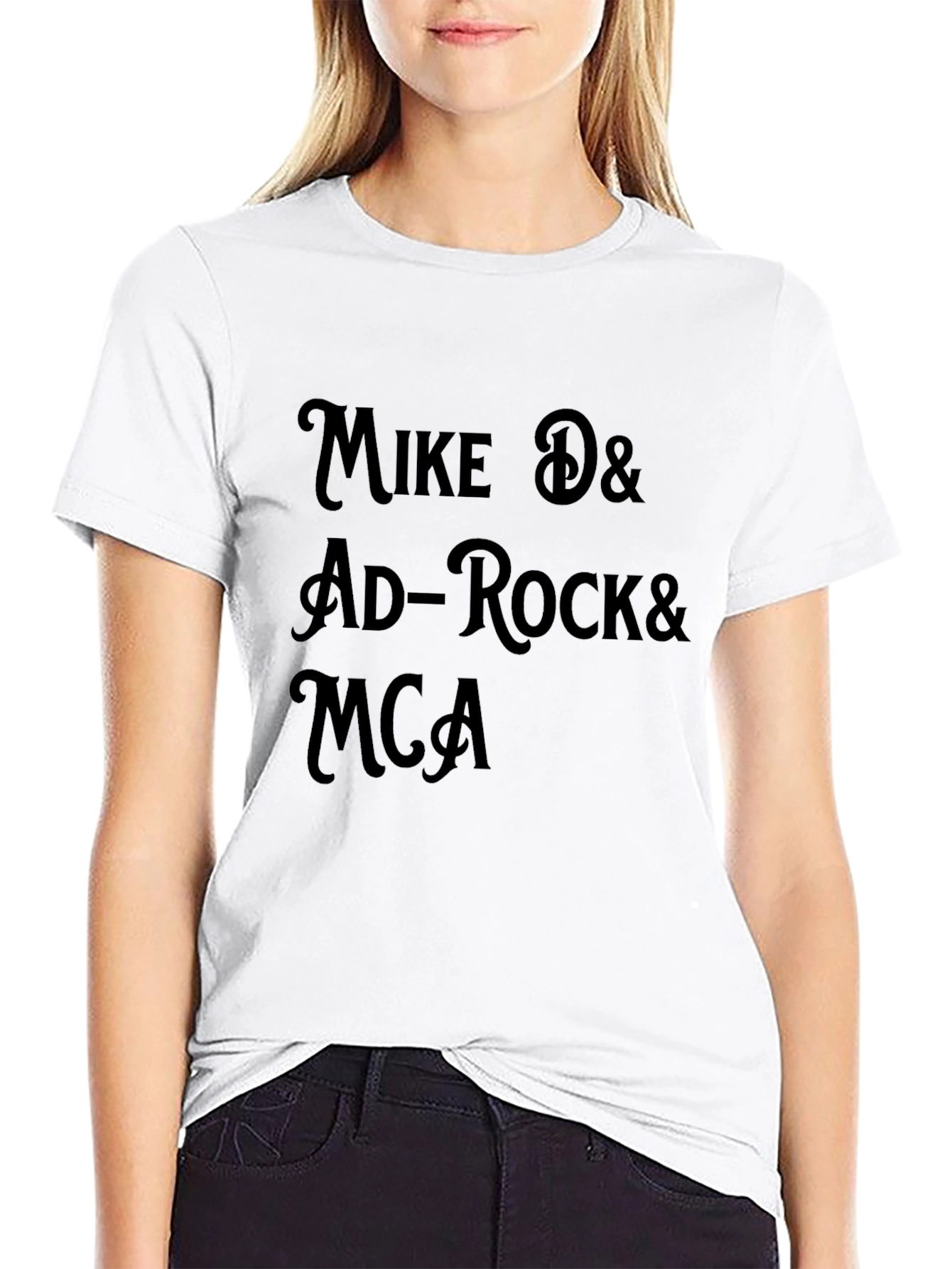 Mike D & Ad-Rock & MCA Black T-Shirt