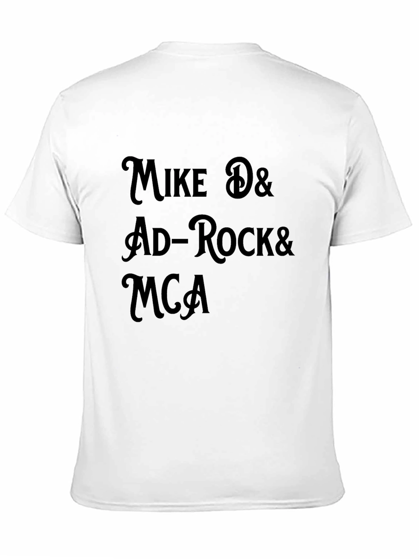 Mike D & Ad-Rock & MCA Black T-Shirt