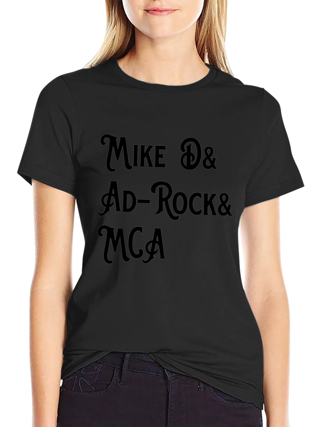Mike D & Ad-Rock & MCA Black T-Shirt