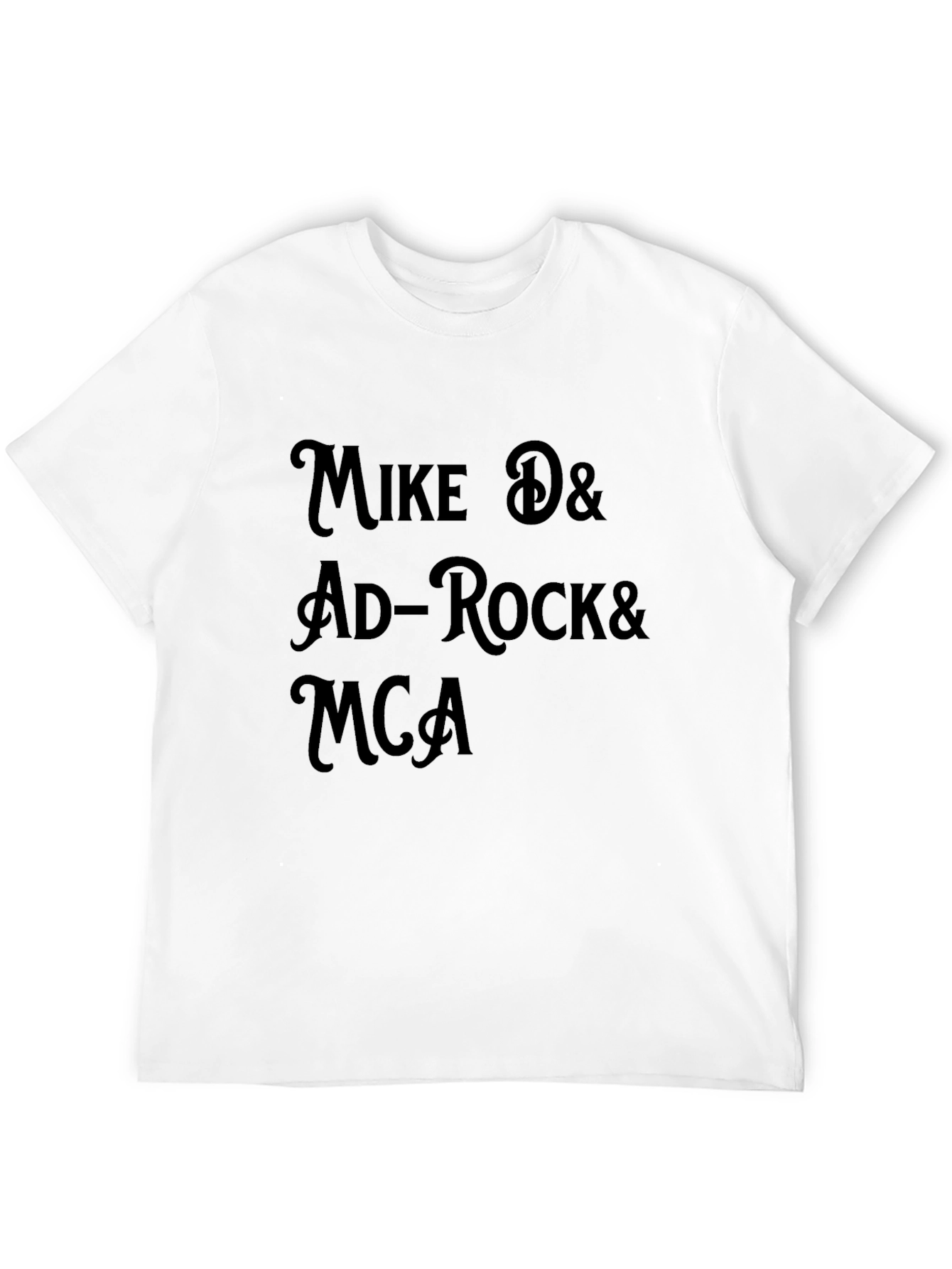 Mike D & Ad-Rock & MCA Black T-Shirt