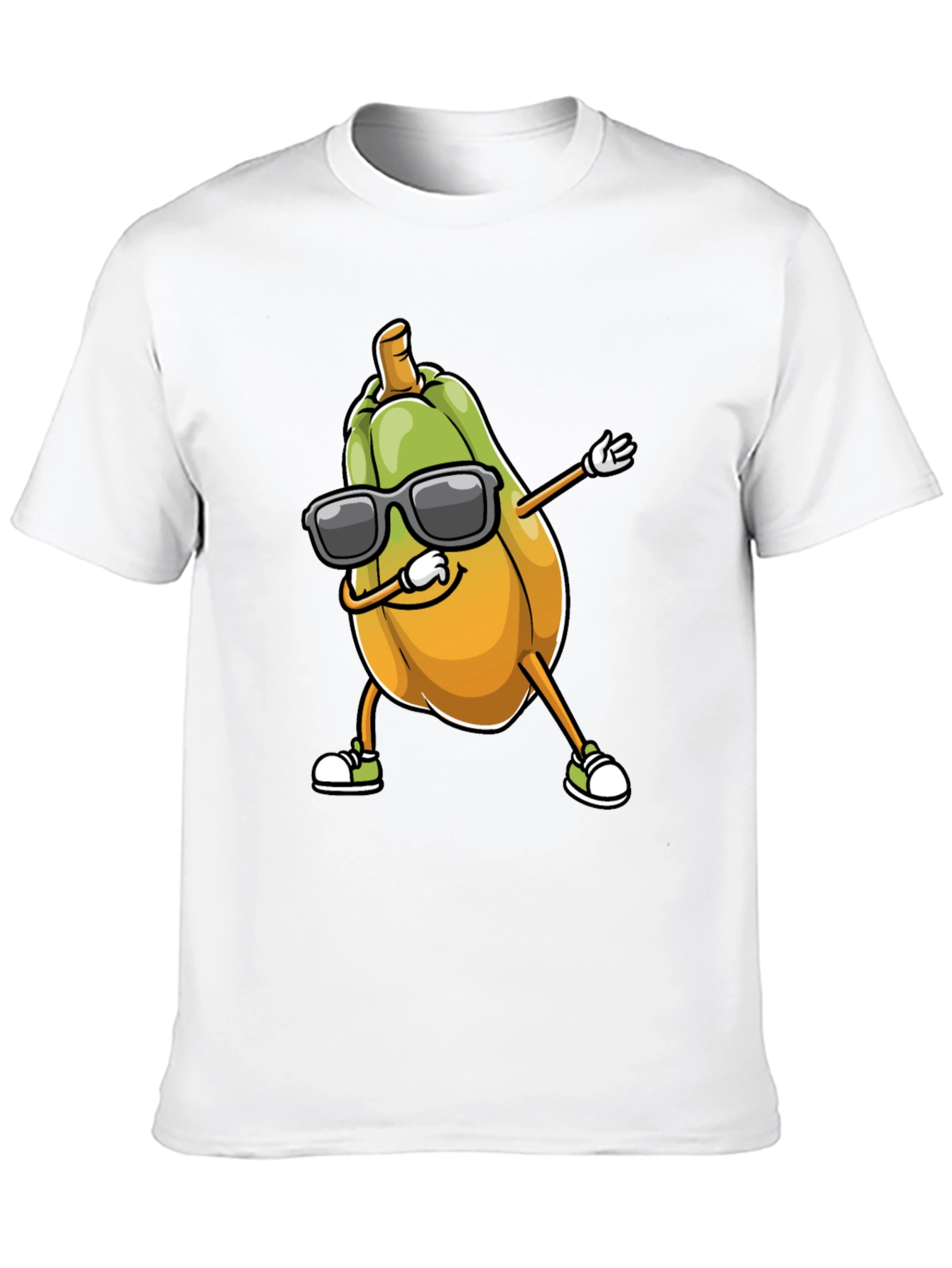 Dabbing Papaya T-Shirt - Cool Fruit Tee