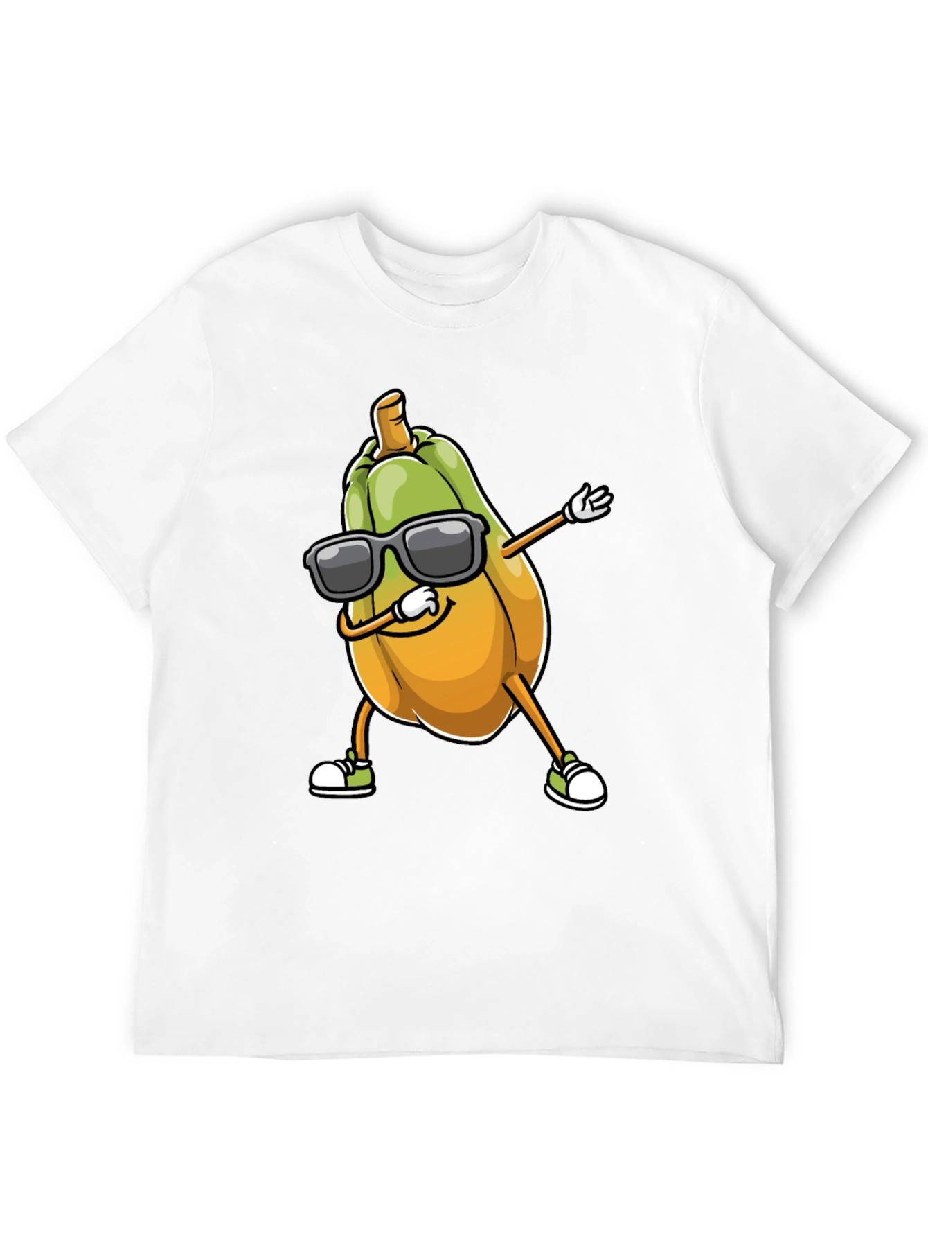 Dabbing Papaya T-Shirt - Cool Fruit Tee