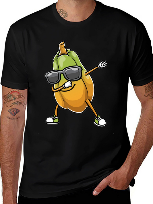 Dabbing Papaya T-Shirt - Cool Fruit Tee
