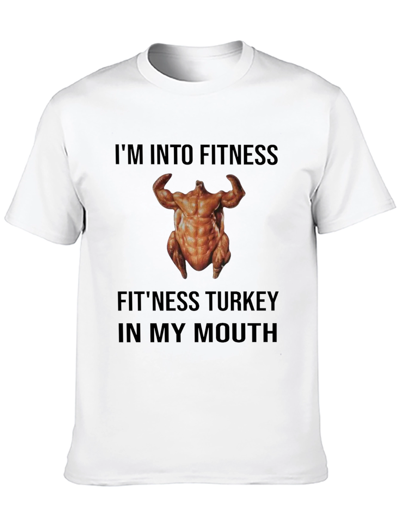 Fitness Turkey T-Shirt - Funny Thanksgiving Workout Tee