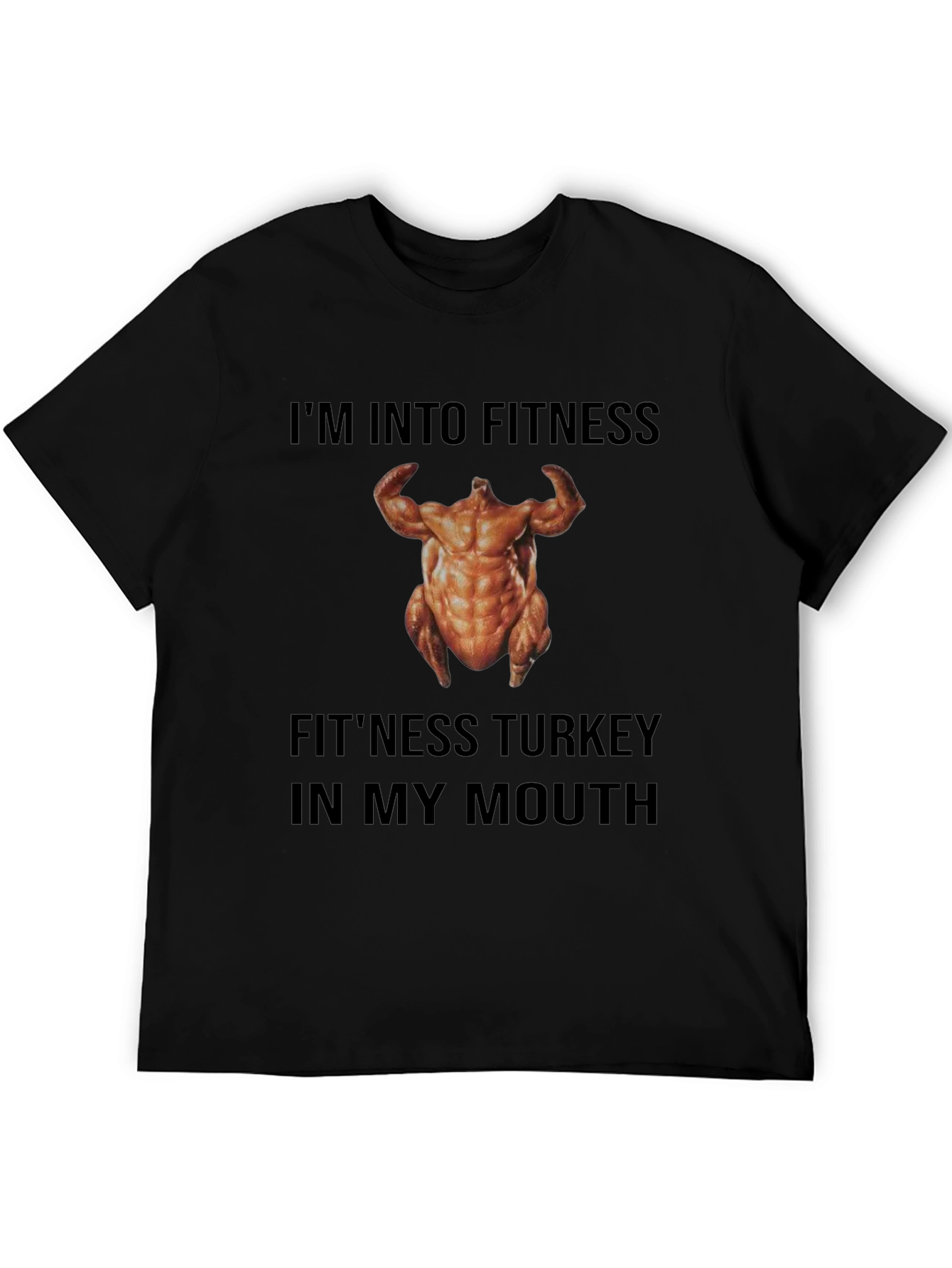 Fitness Turkey T-Shirt - Funny Thanksgiving Workout Tee