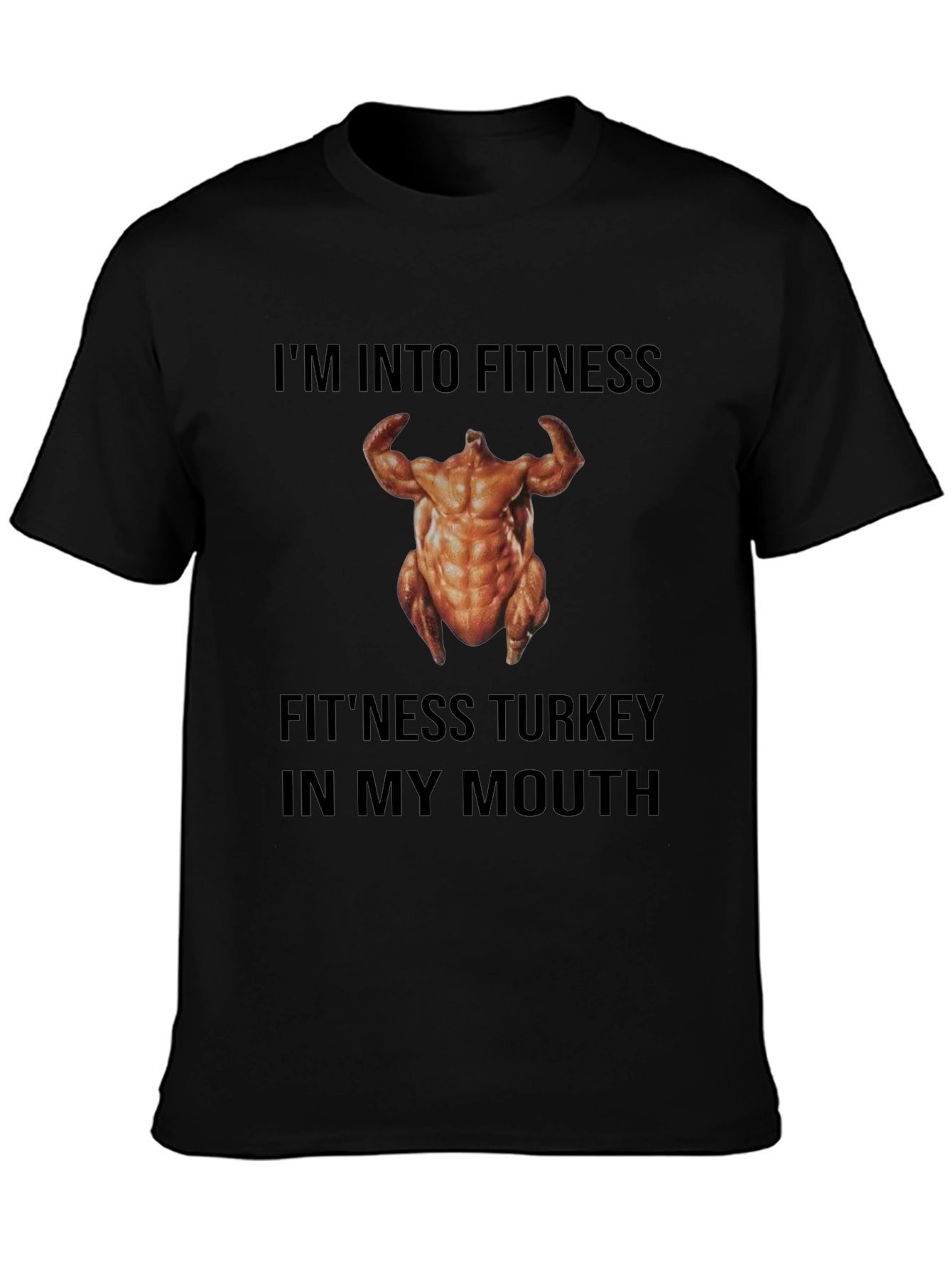 Fitness Turkey T-Shirt - Funny Thanksgiving Workout Tee