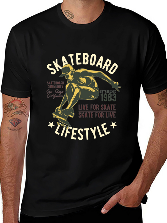 Skateboard Lifestyle T-Shirt San Diego Design