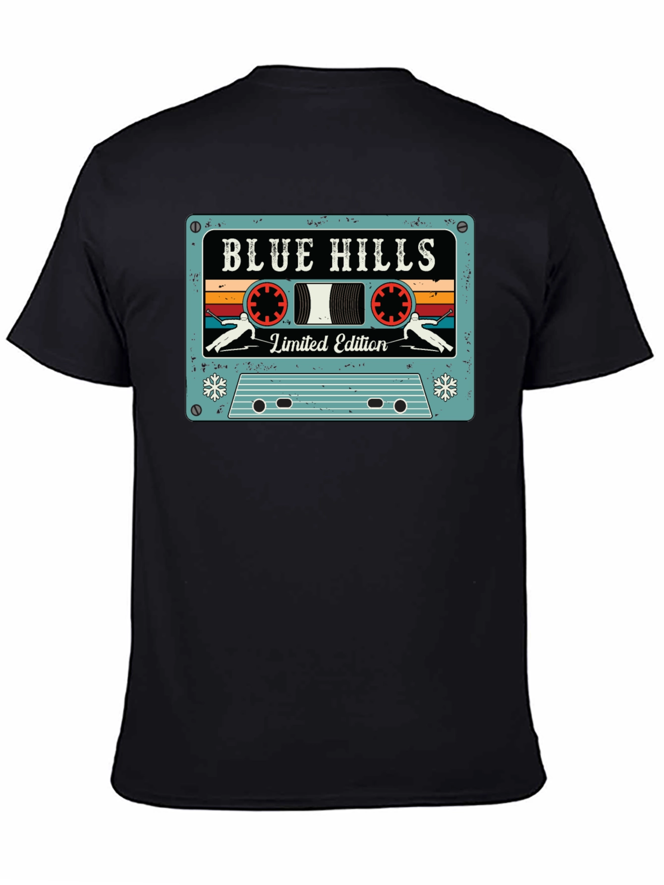Retro Blue Hills Limited Edition Cassette Tape T-Shirt