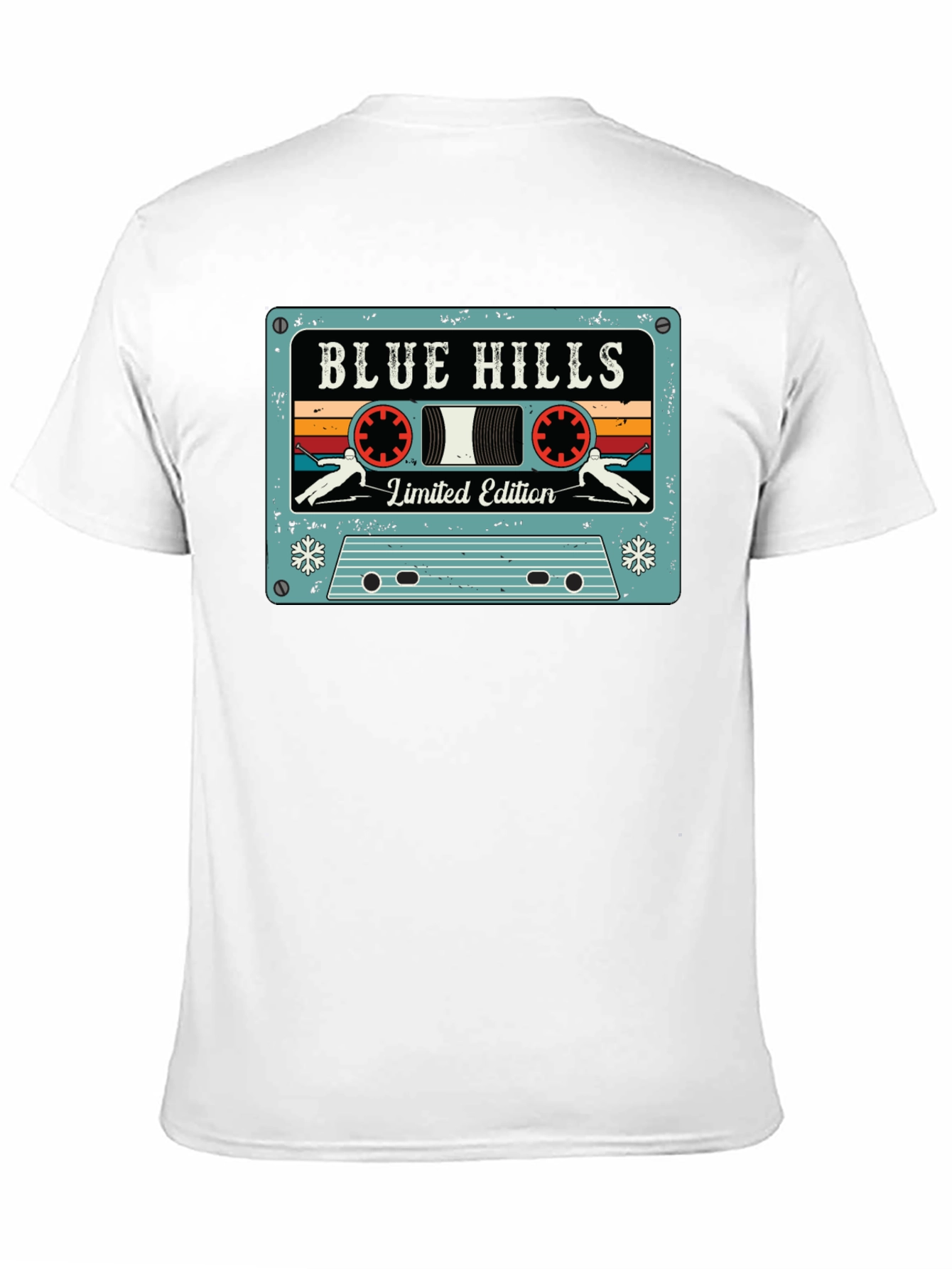 Retro Blue Hills Limited Edition Cassette Tape T-Shirt