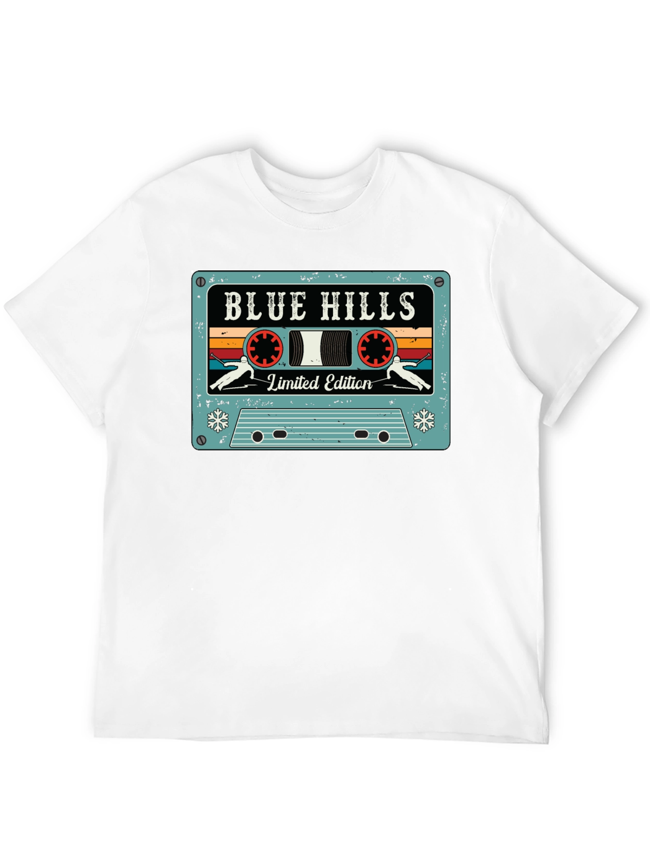 Retro Blue Hills Limited Edition Cassette Tape T-Shirt