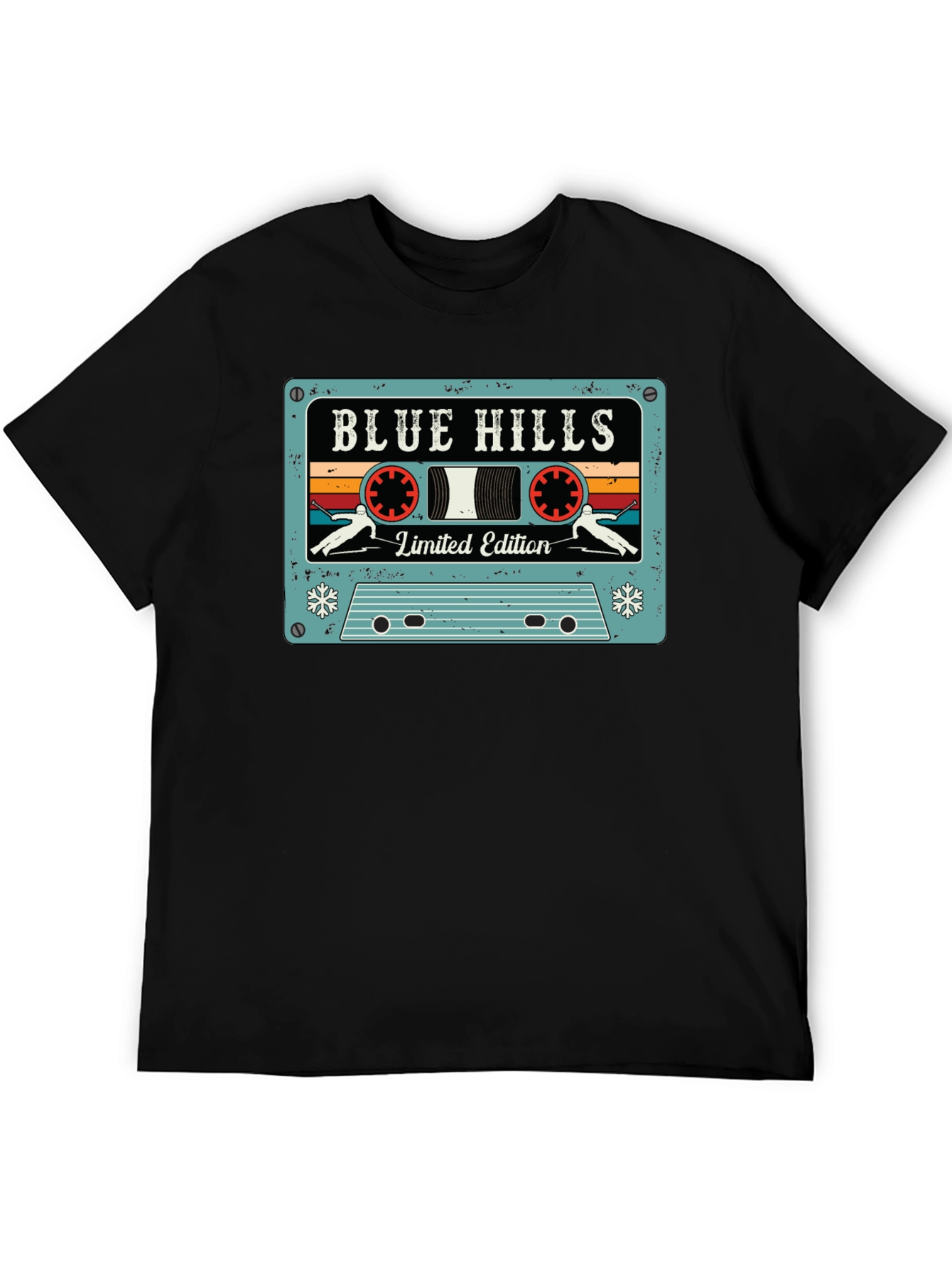 Retro Blue Hills Limited Edition Cassette Tape T-Shirt