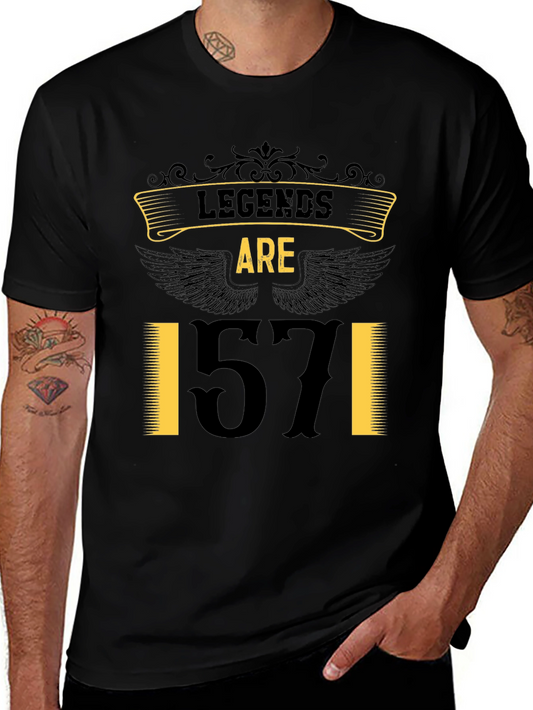 Legends Are 57 T-Shirt - Birthday Gift Tee