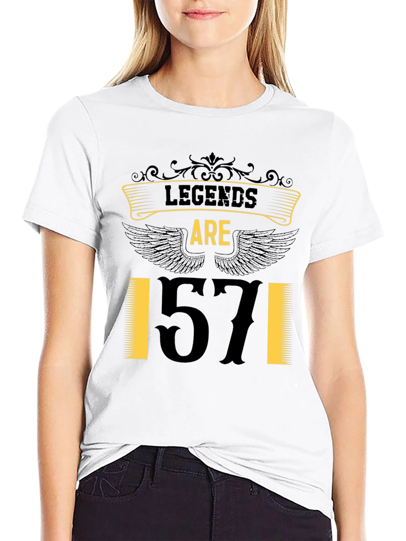 Legends Are 57 T-Shirt - Birthday Gift Tee