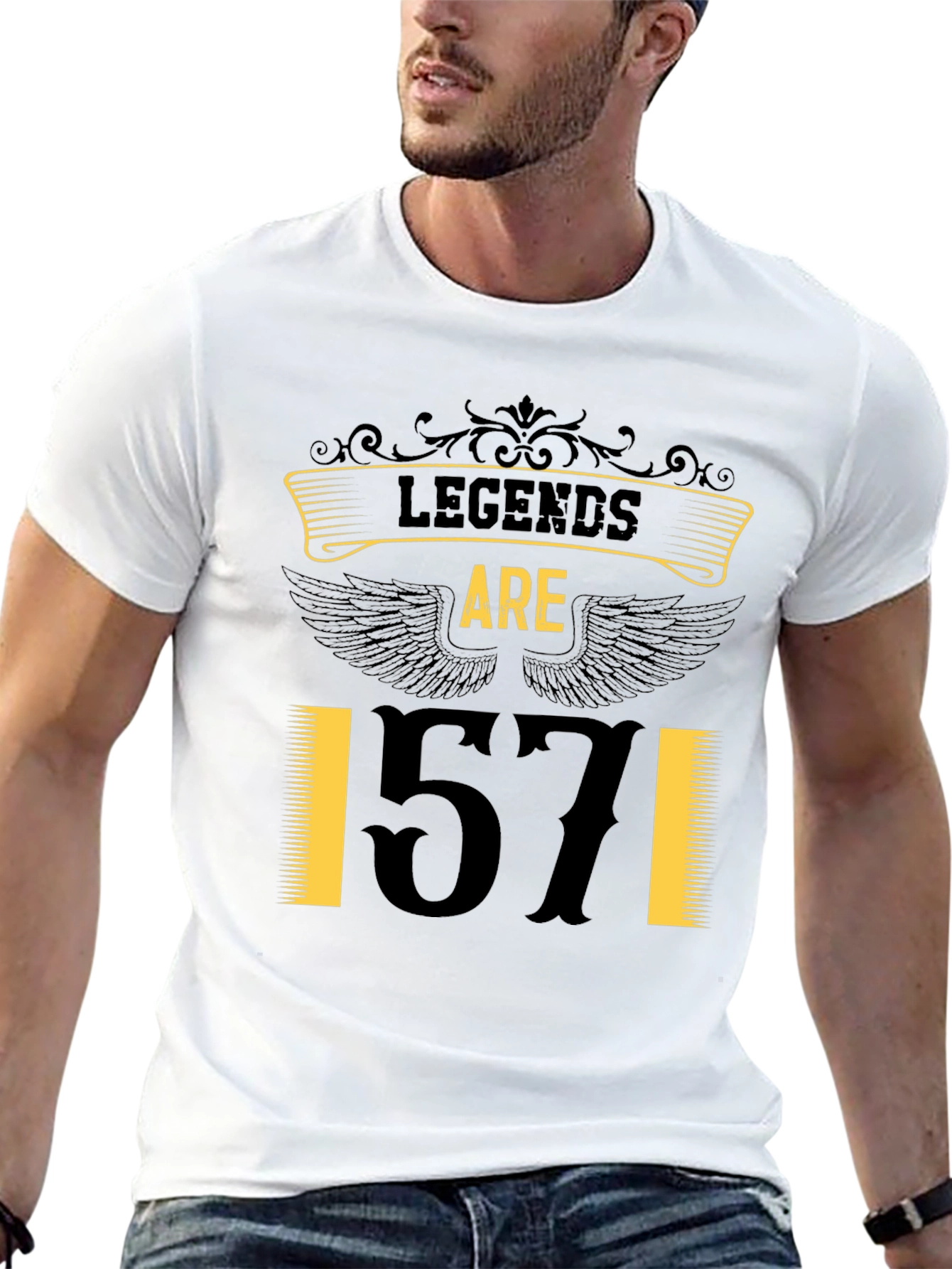 Legends Are 57 T-Shirt - Birthday Gift Tee