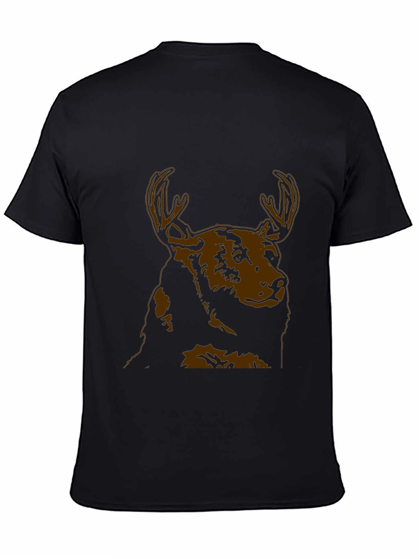 Moose Graphic Black T-Shirt