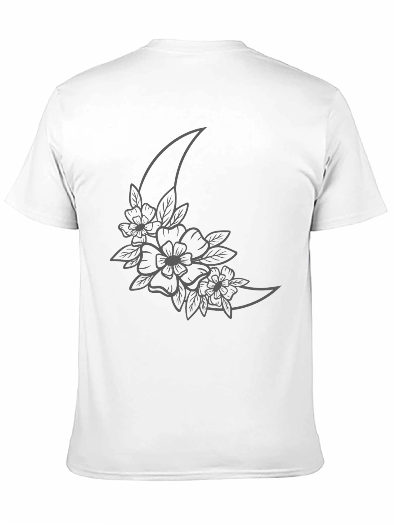 Moon Floral Graphic T-Shirt