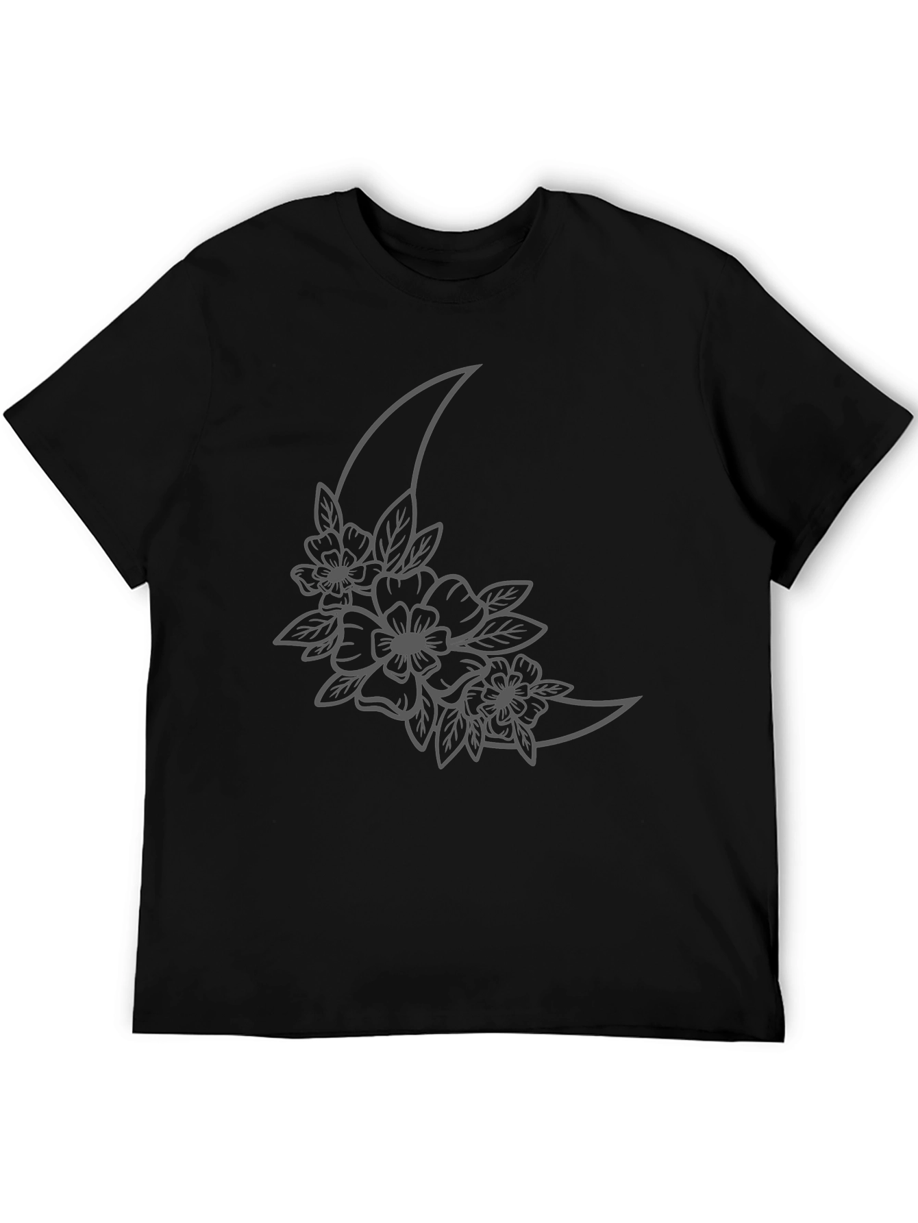 Moon Floral Graphic T-Shirt