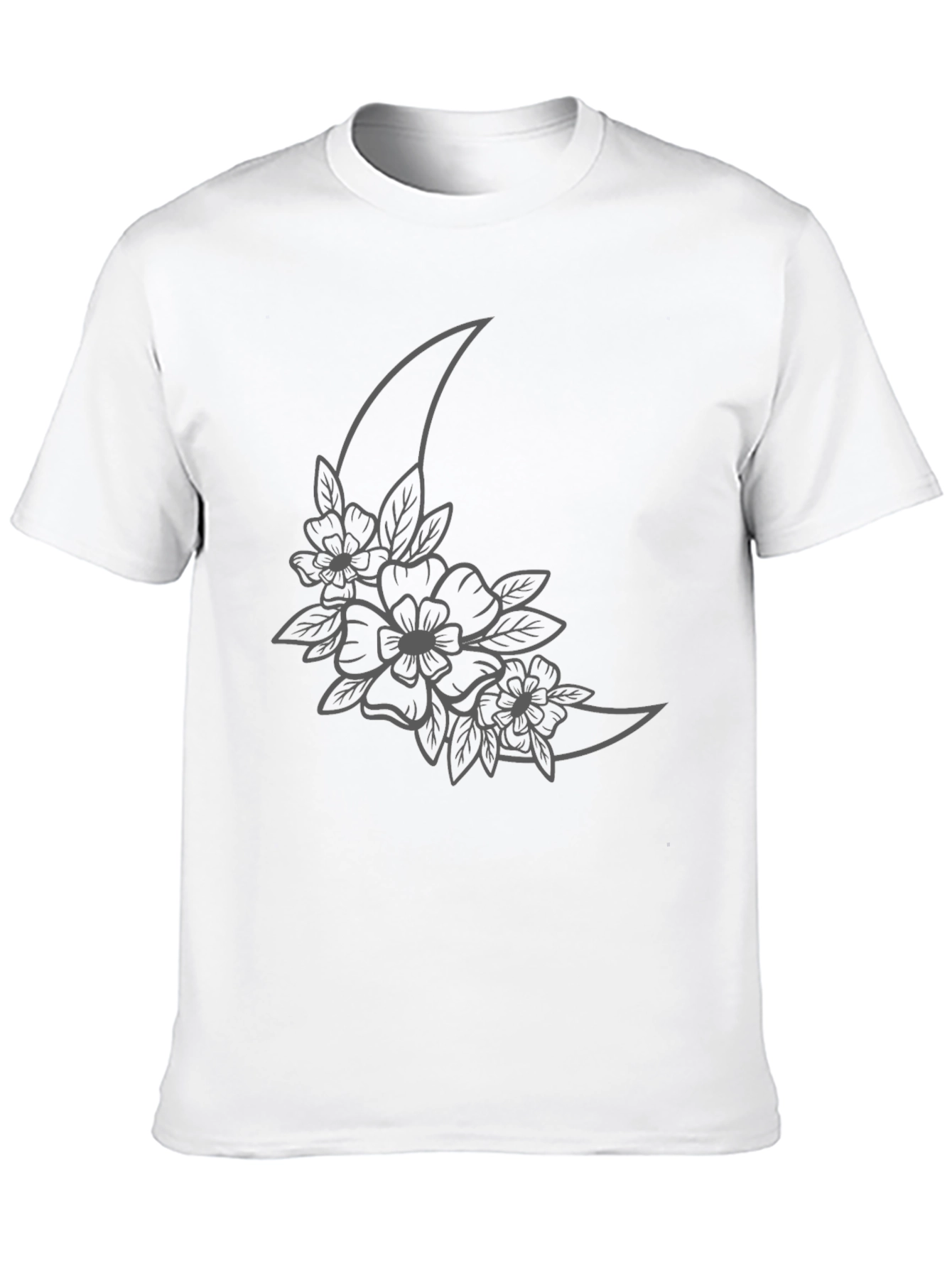 Moon Floral Graphic T-Shirt