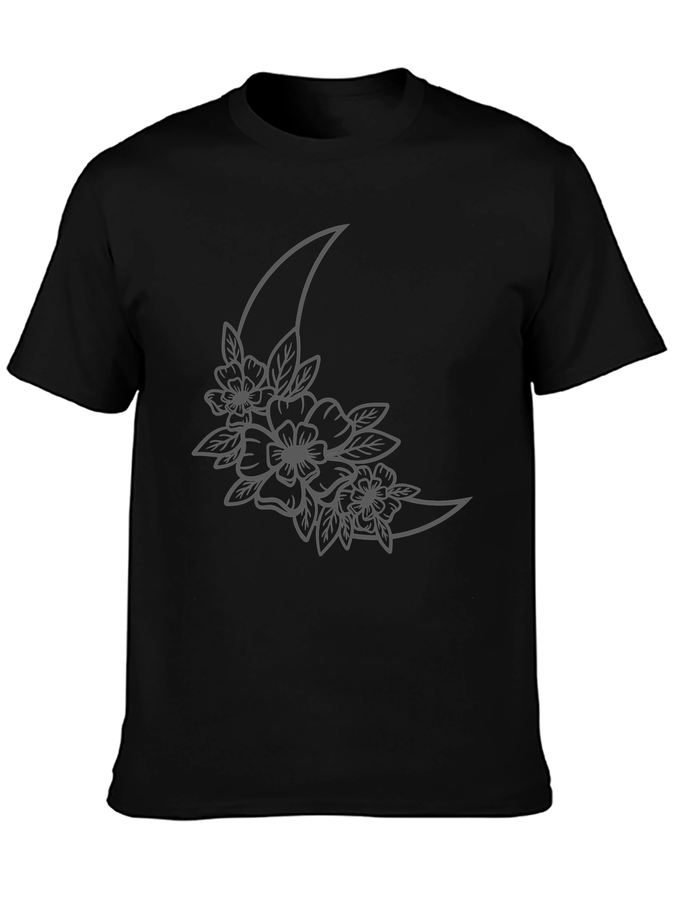 Moon Floral Graphic T-Shirt