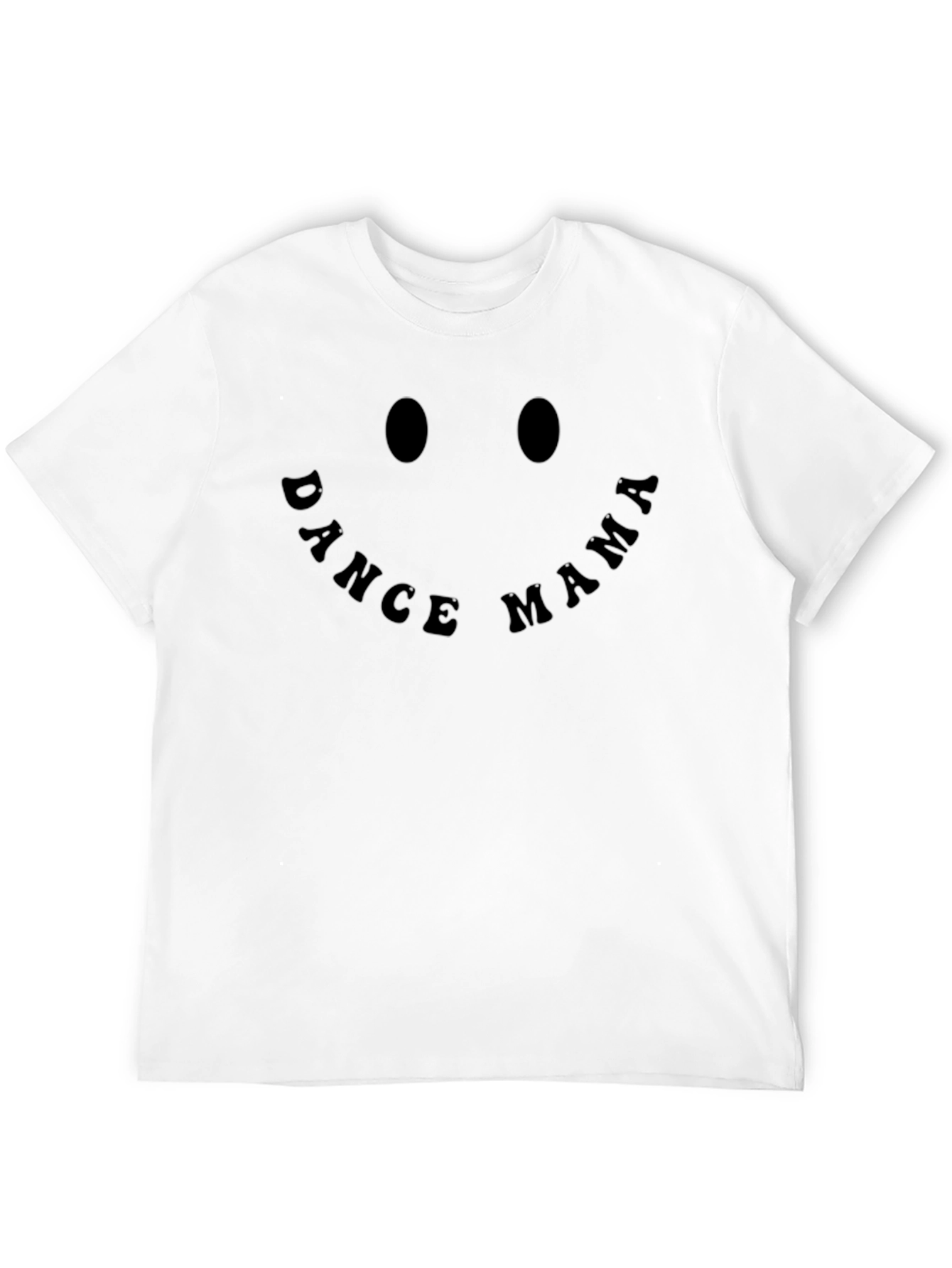 Dance Mama Smiley Face Black T-Shirt