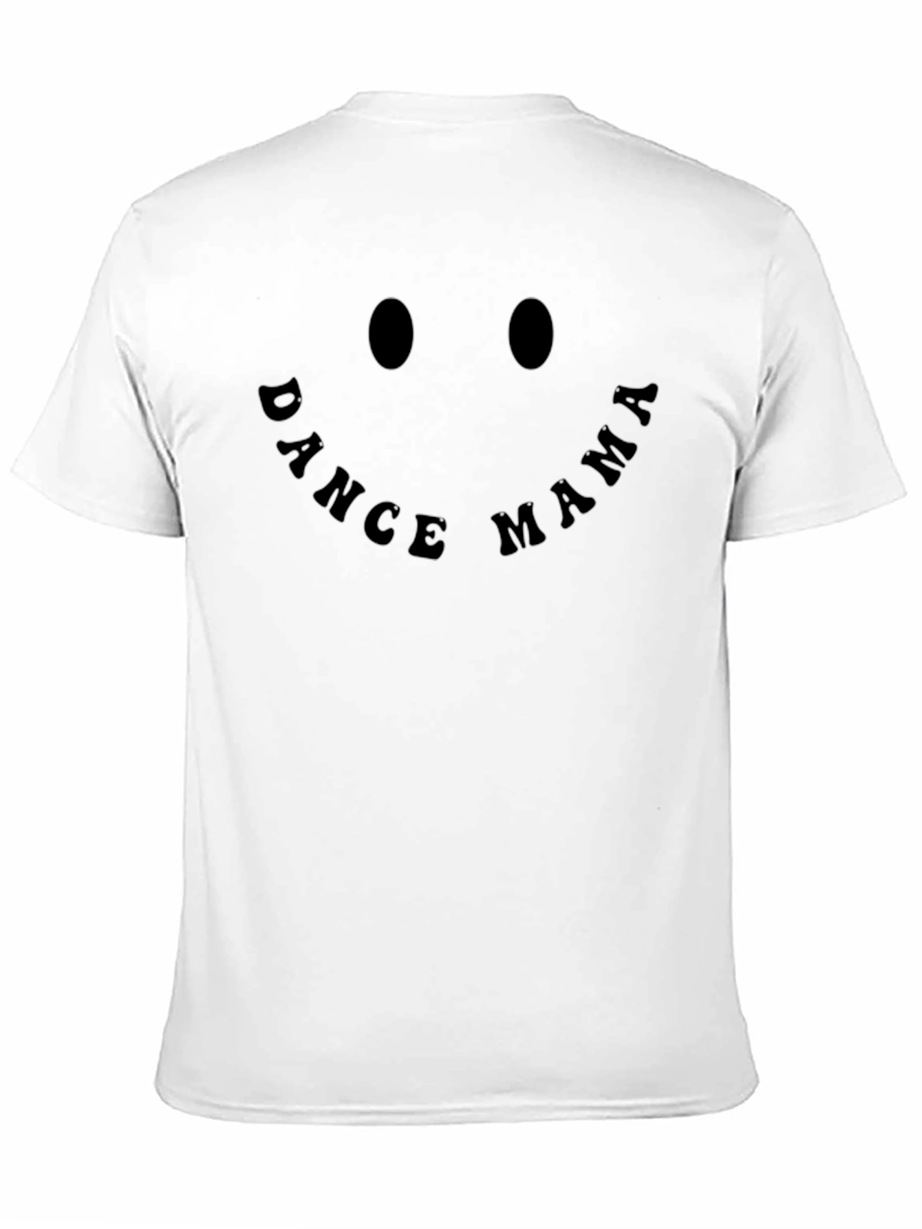 Dance Mama Smiley Face Black T-Shirt