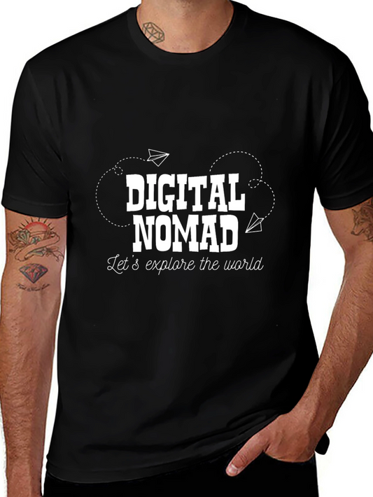 Digital Nomad Graphic T-Shirt - Explore the World