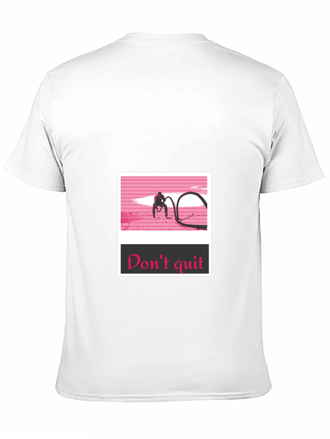 Dont Quit Black T-Shirt - Workout Motivation