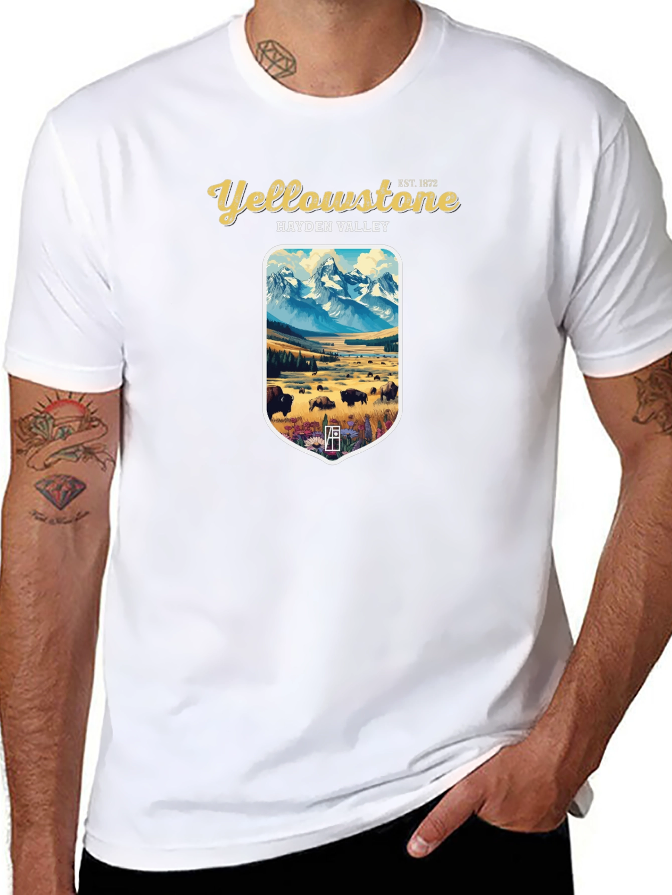 Yellowstone Hayden Valley Graphic Tee