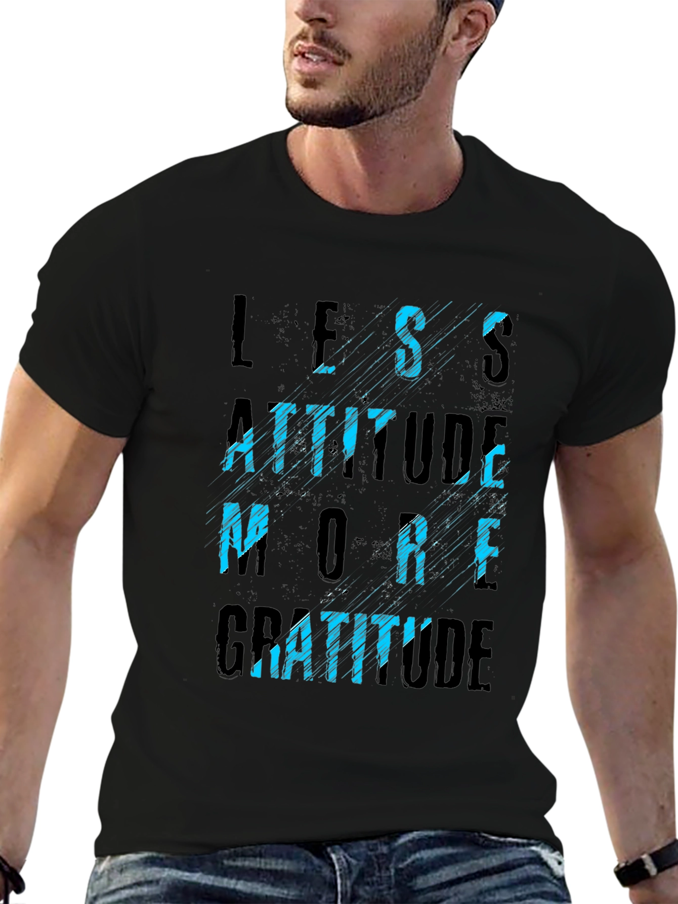 Less Attitude More Gratitude Graphic Tee