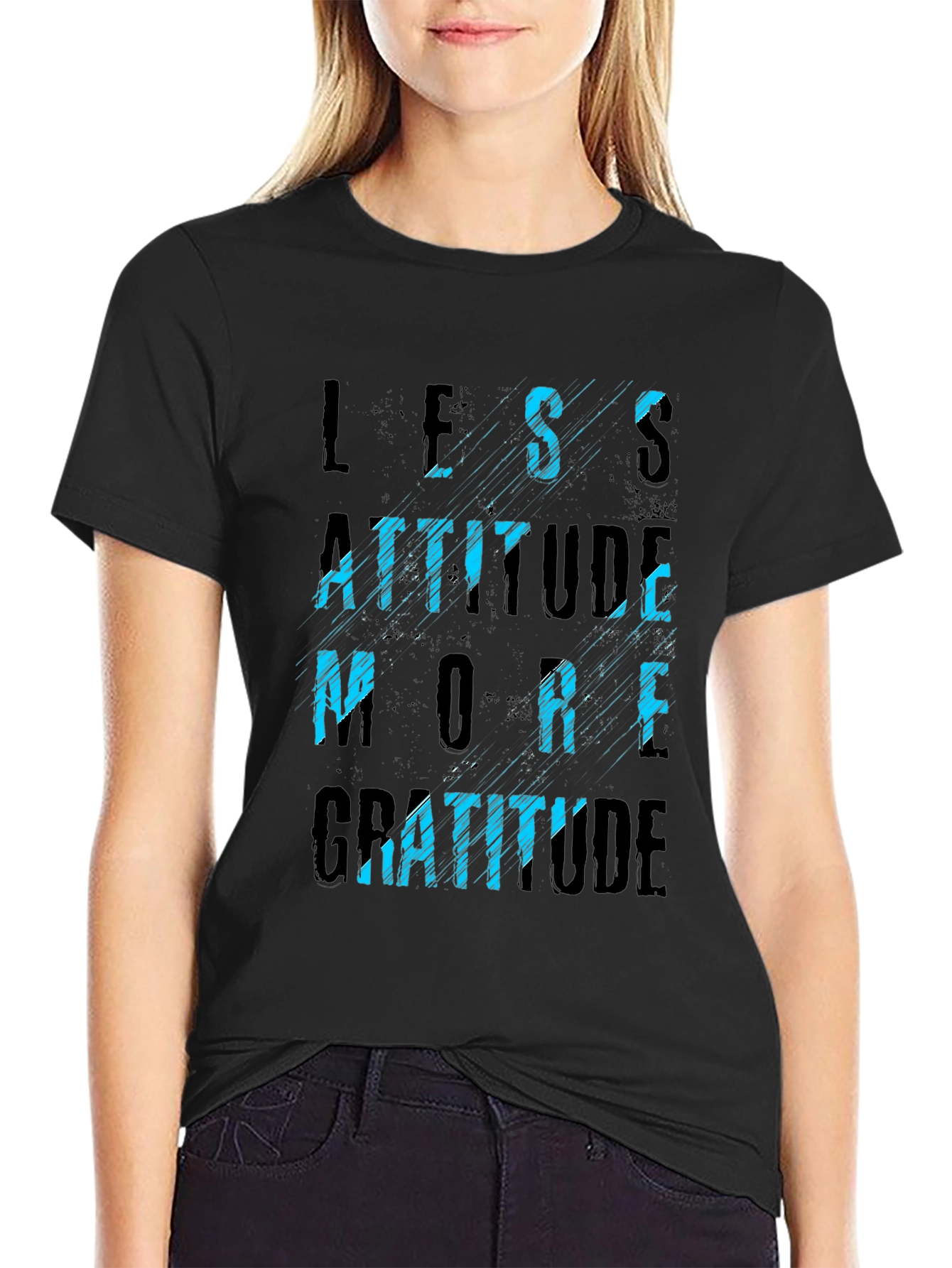 Less Attitude More Gratitude Graphic Tee