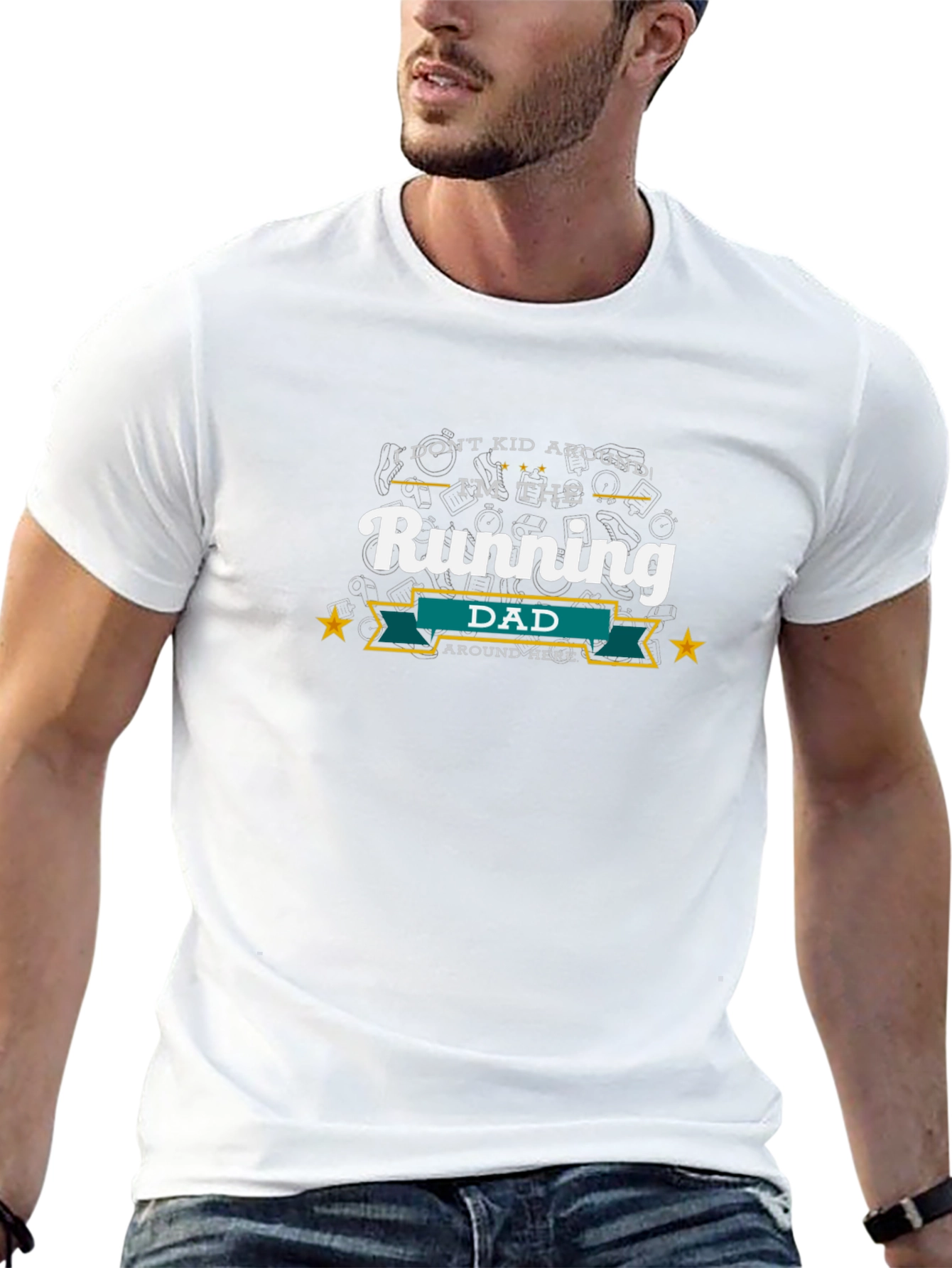 Running Dad T-Shirt - Perfect for Active Dads