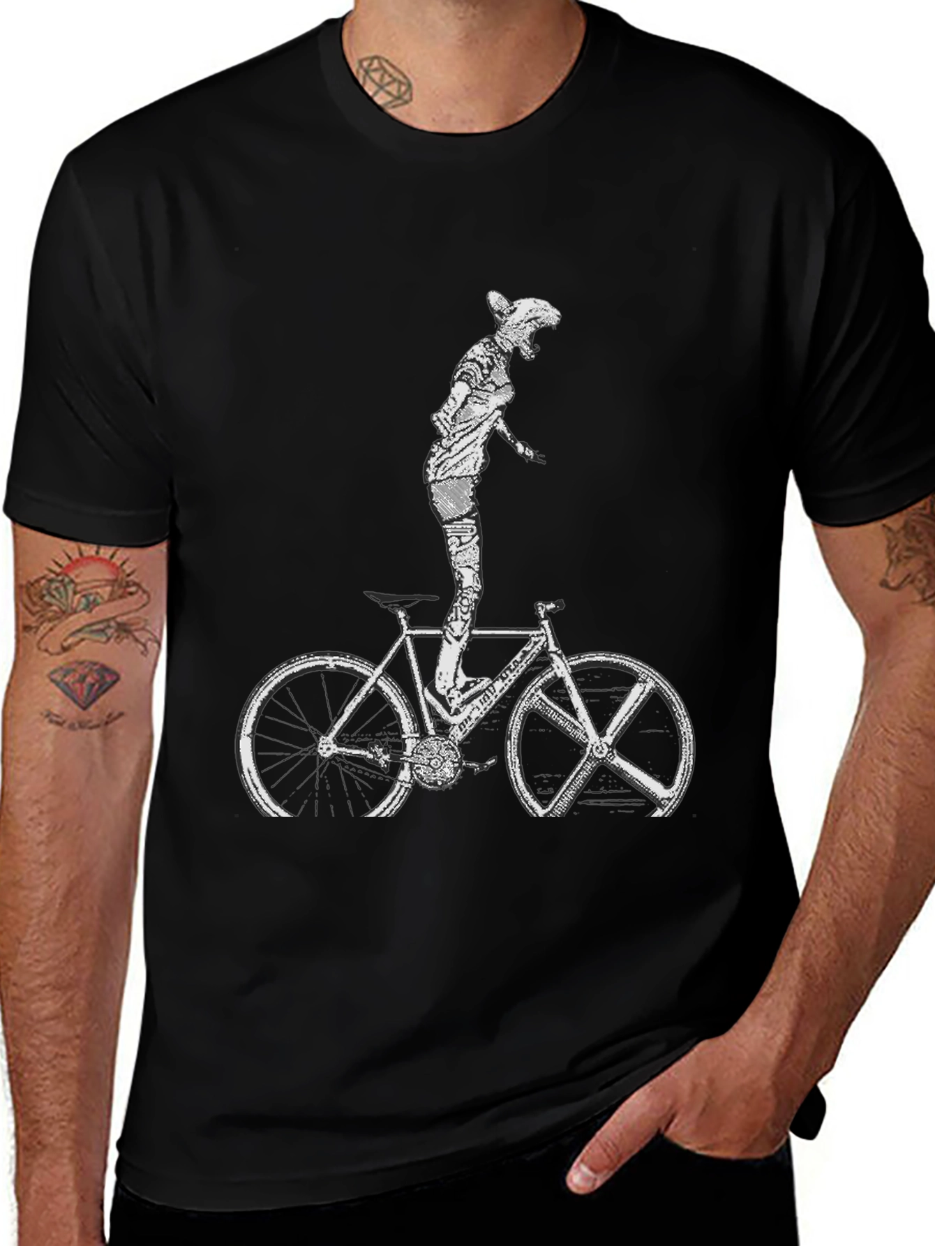 Cool Graphic Tee - Cyclist