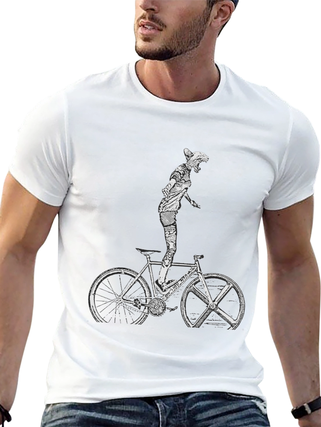 Cool Graphic Tee - Cyclist