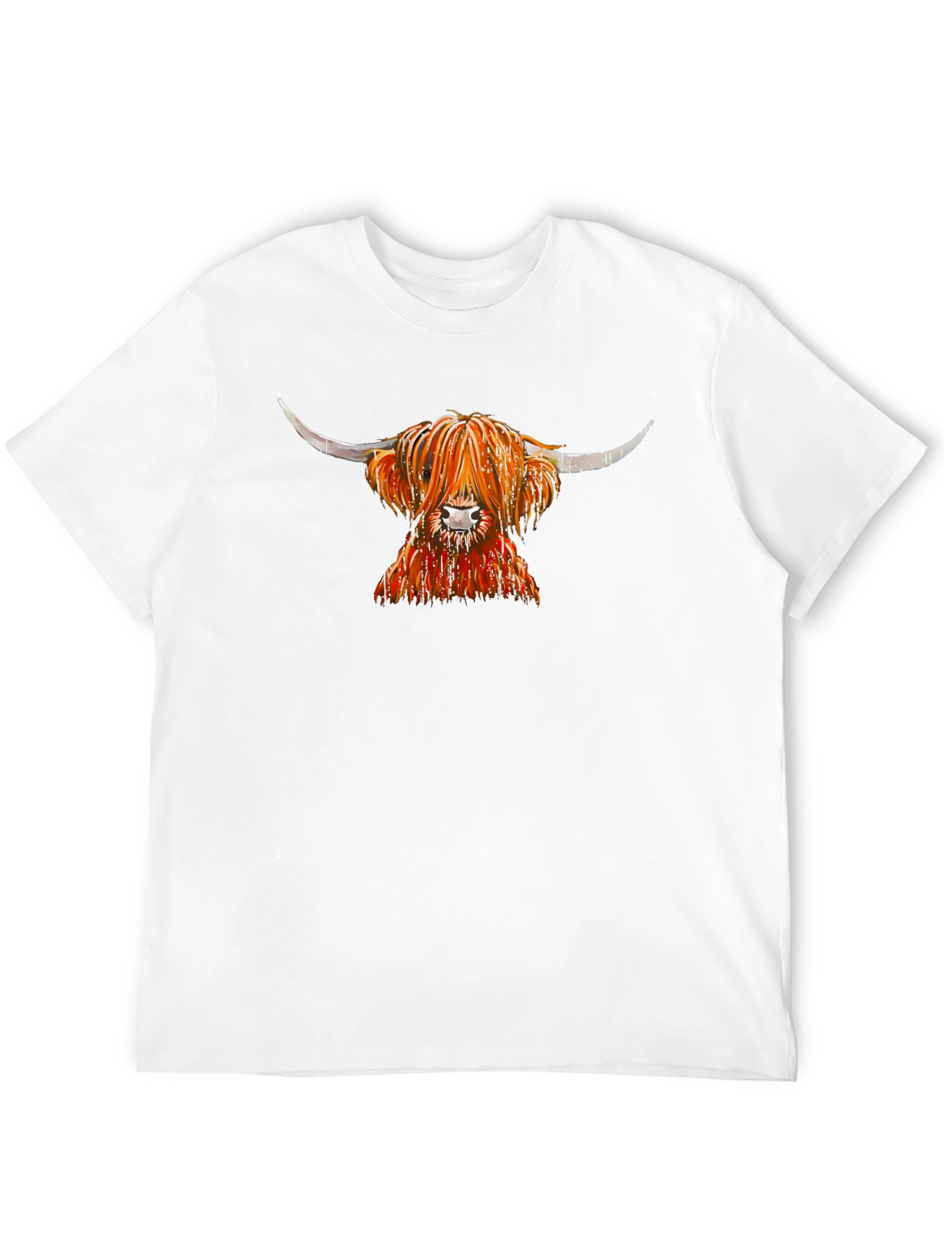 Highland Cow Graphic Tee - Unique Design