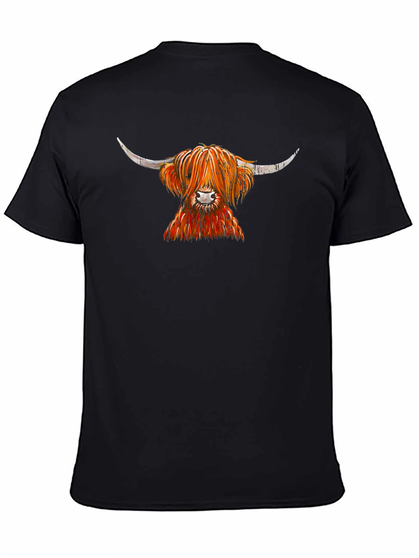 Highland Cow Graphic Tee - Unique Design