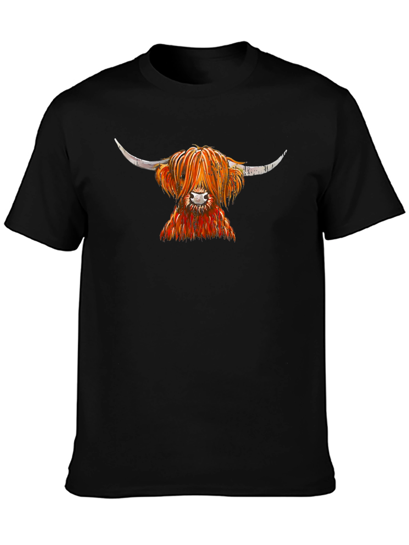 Highland Cow Graphic Tee - Unique Design