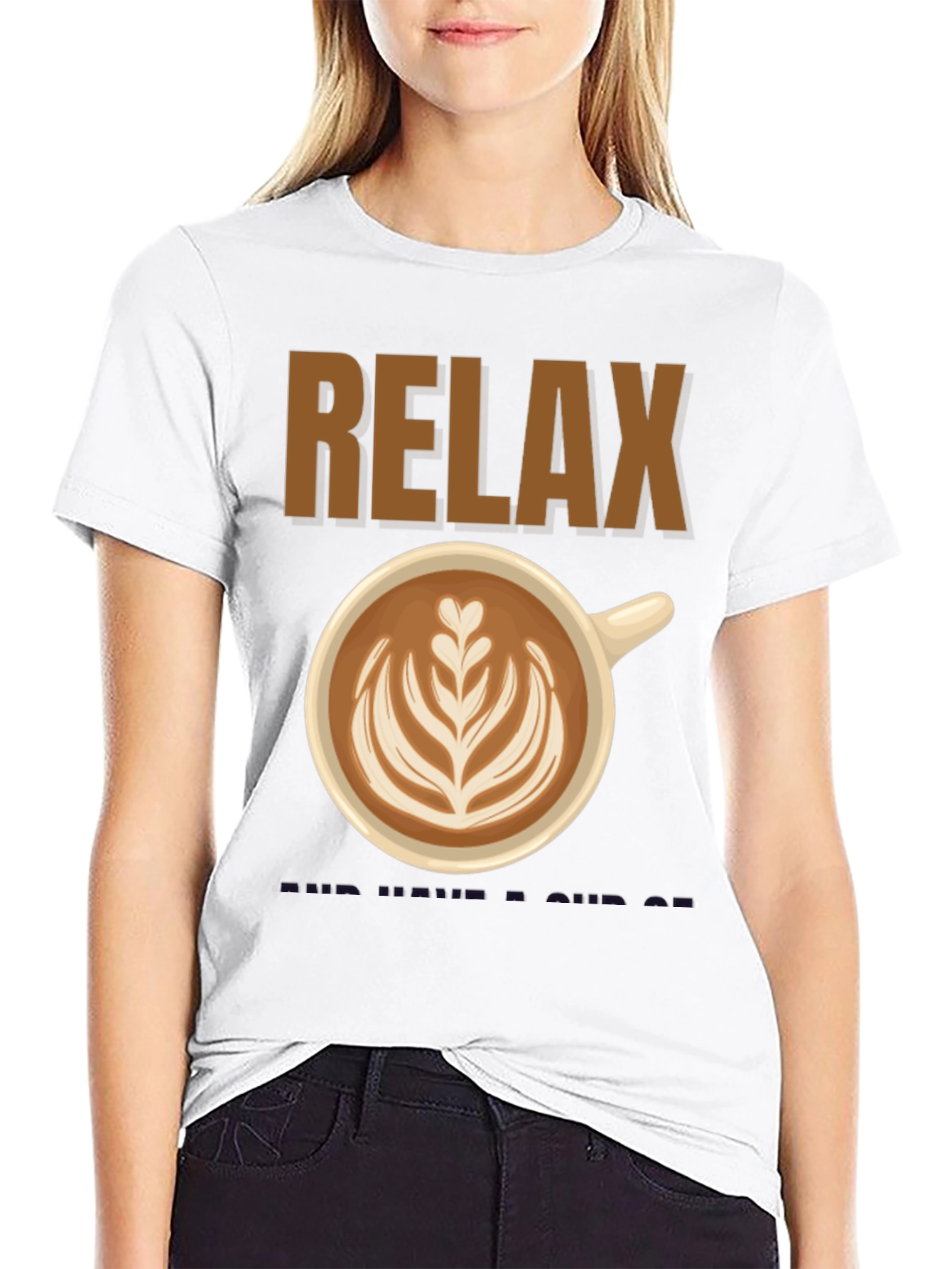 Relax Coffee Graphic Tee