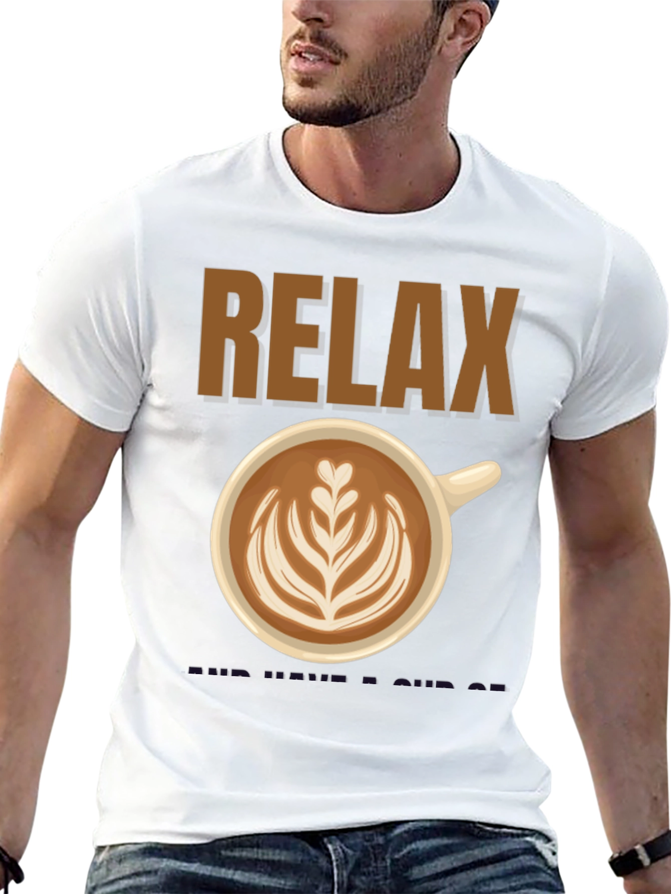 Relax Coffee Graphic Tee
