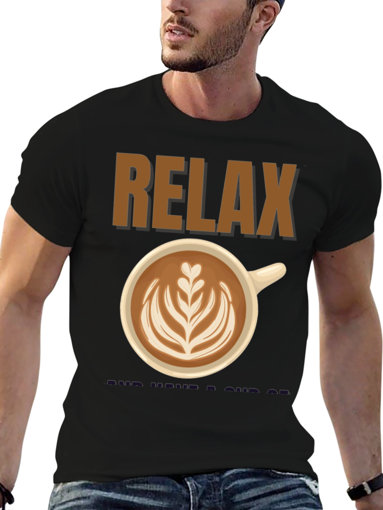 Relax Coffee Graphic Tee