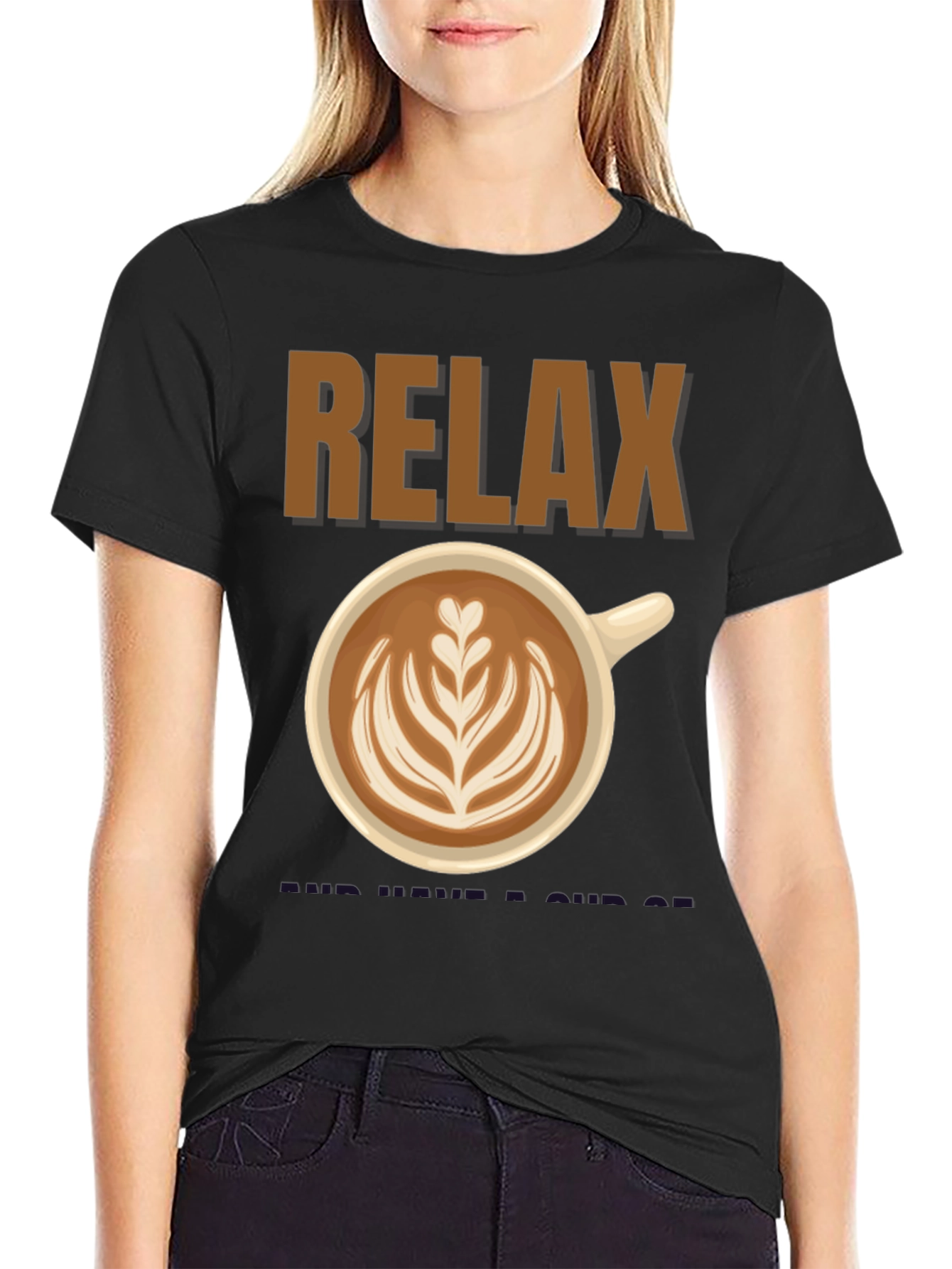 Relax Coffee Graphic Tee