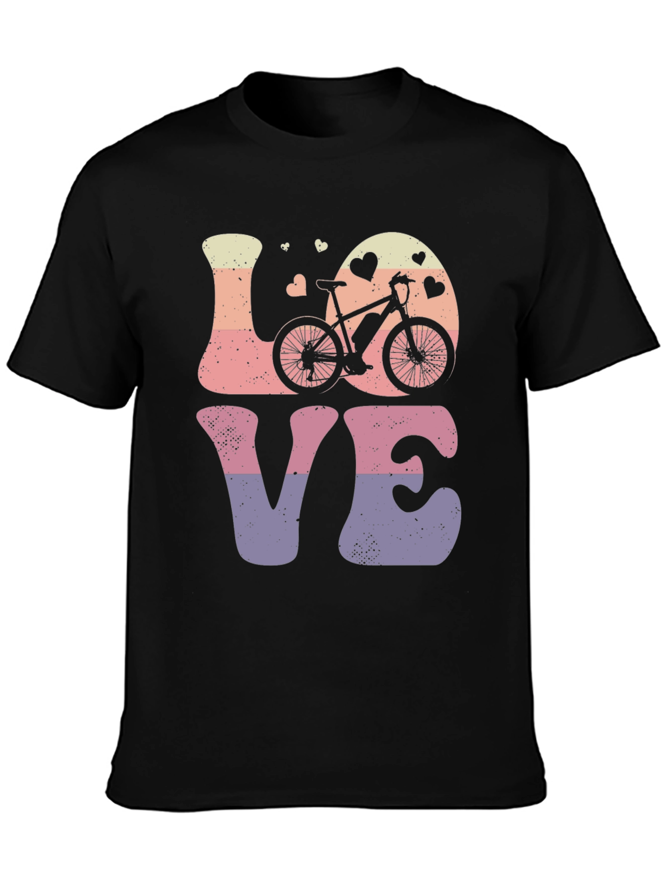 Love Biking T-Shirt - Retro Style
